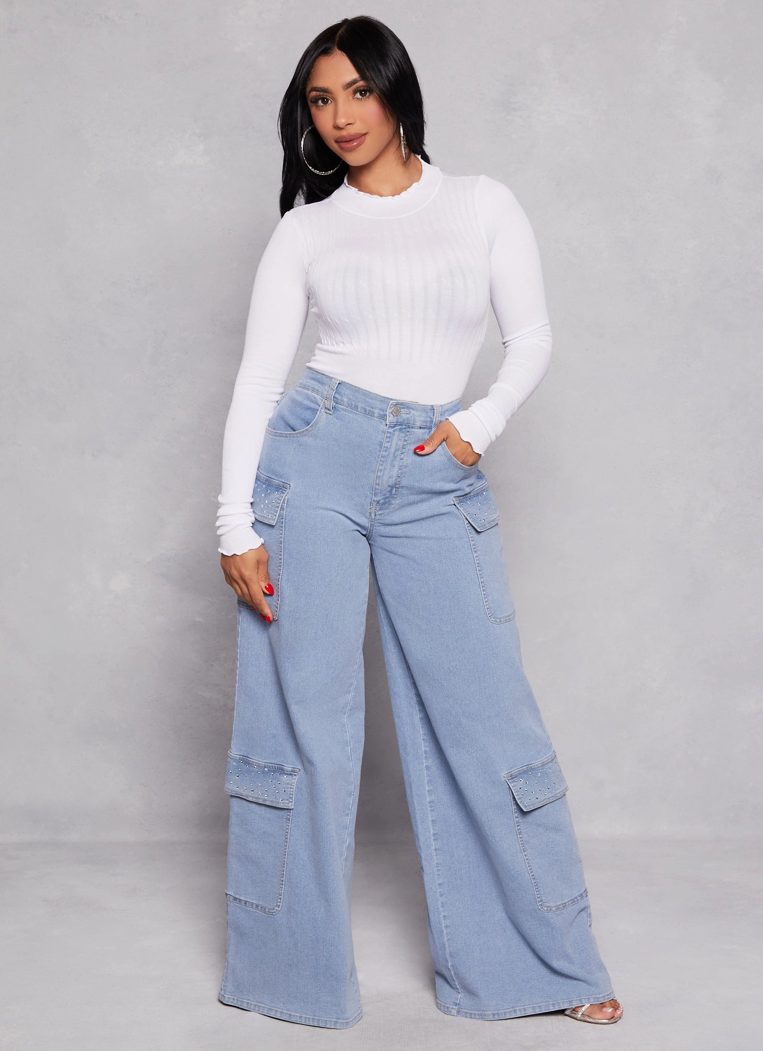 Seamless Mock Neck Long Sleeve Bodysuit Formal Wear