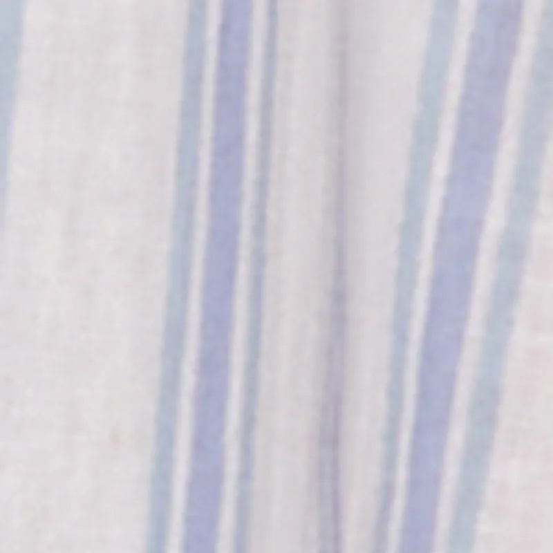 Vibrant Light Spoon Jeans Striped Keyhole Halter Sundress