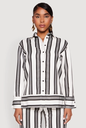 Spoon Jeans Button Front Shirt Medicine Corduroy