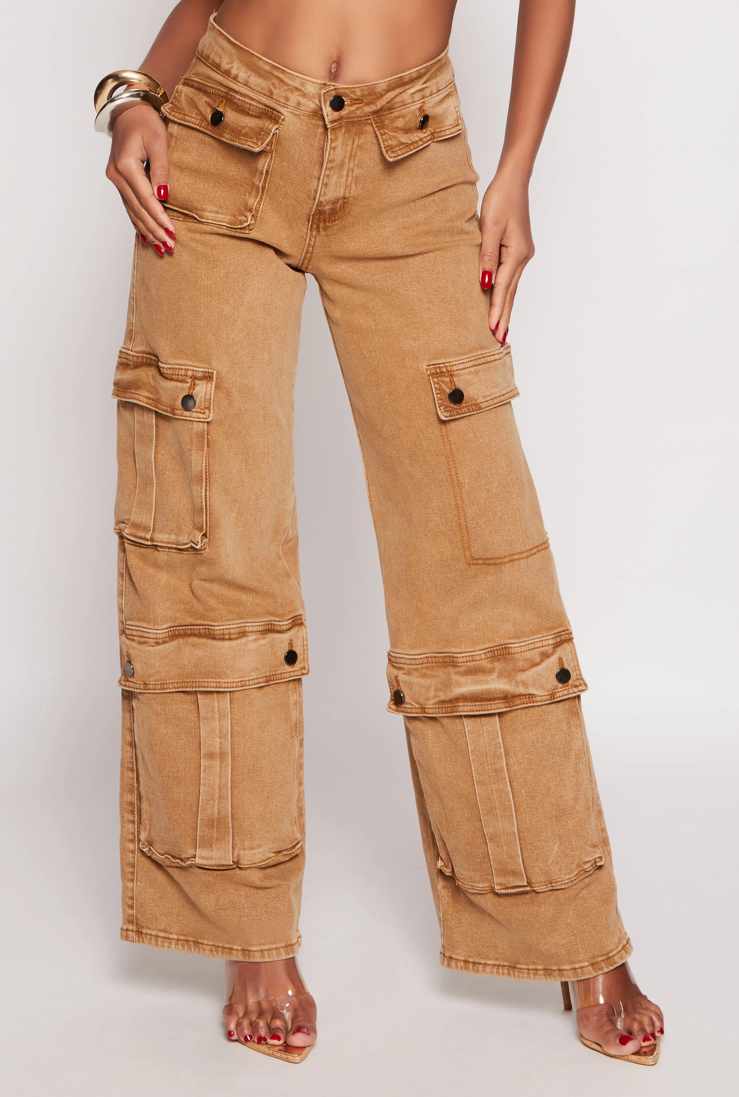 Spoon Jeans Wide Leg Cargo Jeans comfortable option Picnic Style Creative Look Minimalist Style