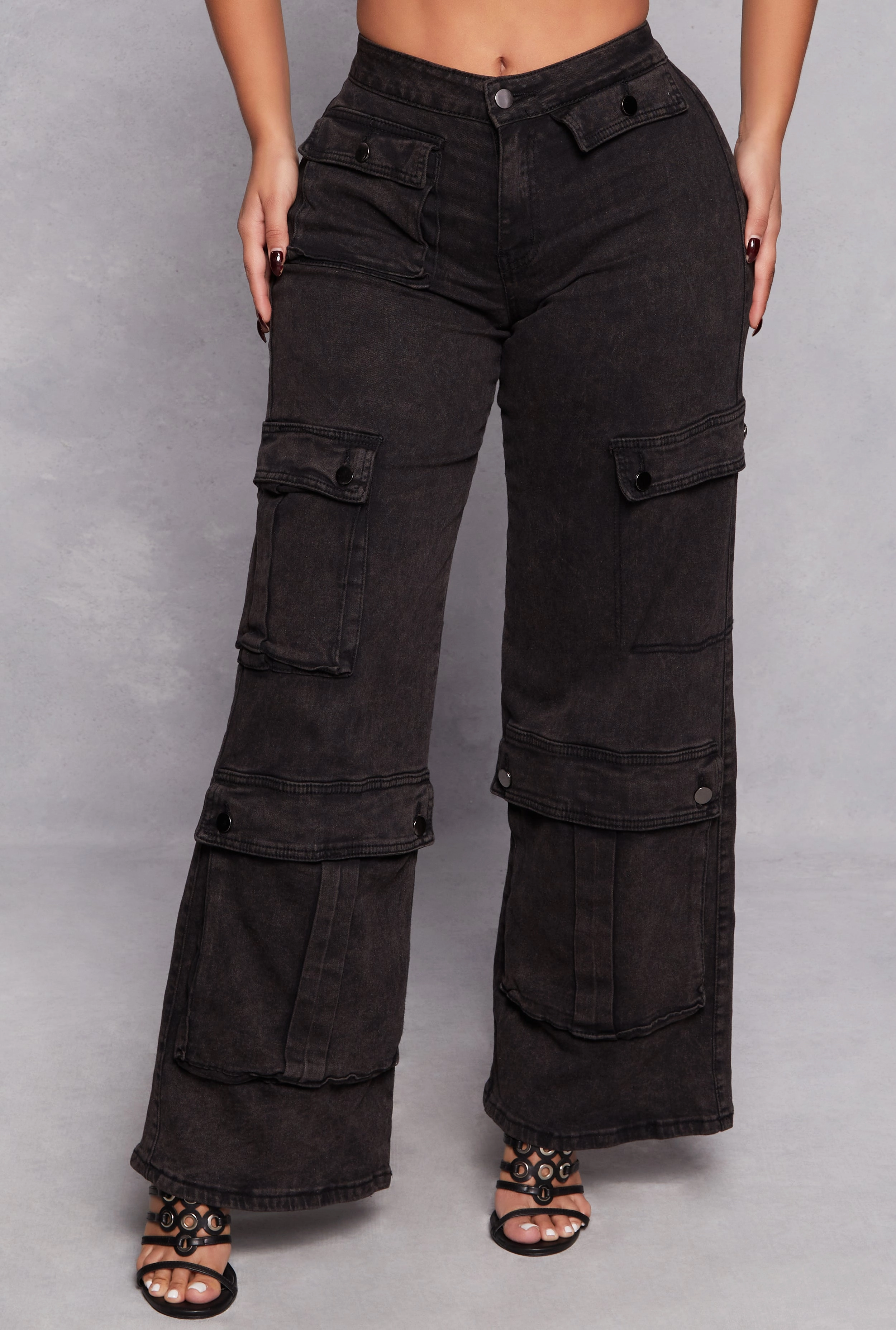 Spoon Jeans Wide Leg Cargo Jeans Casual Friday Classic