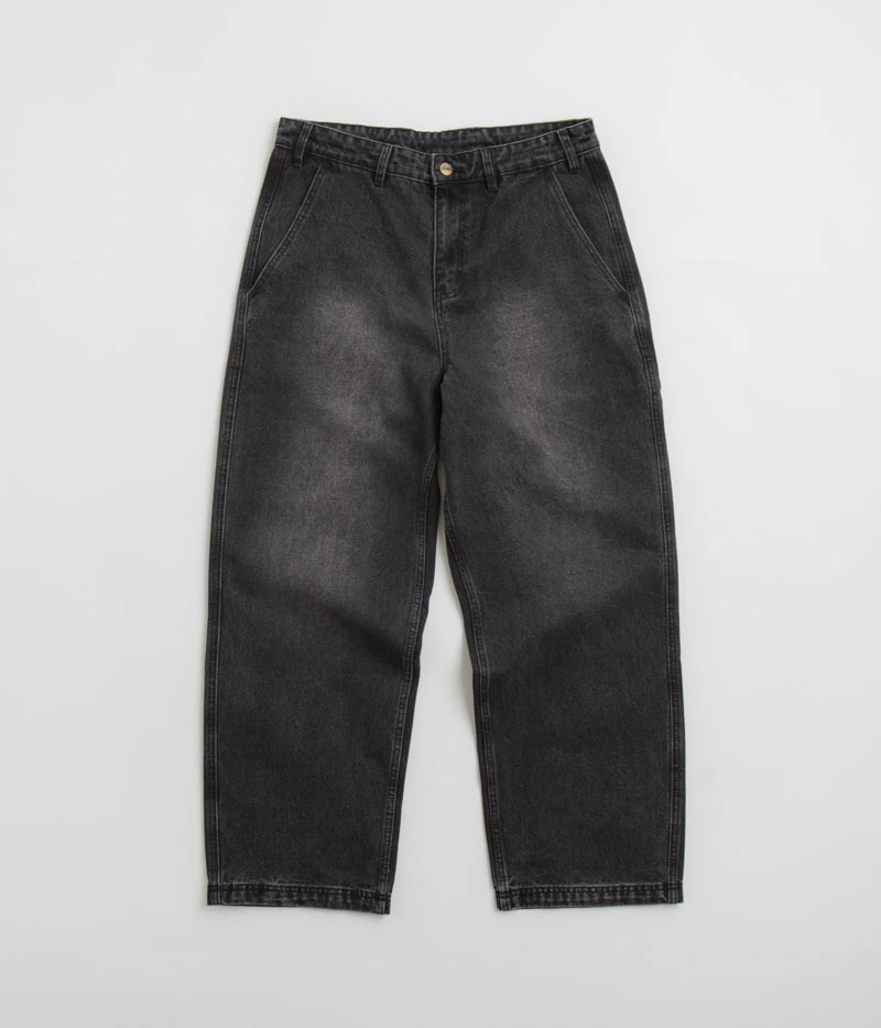 Butter Goods Work Pants - Distressed Black Shape Flex