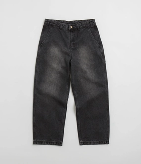 Butter Goods Work Pants - Distressed Black Shape Flex