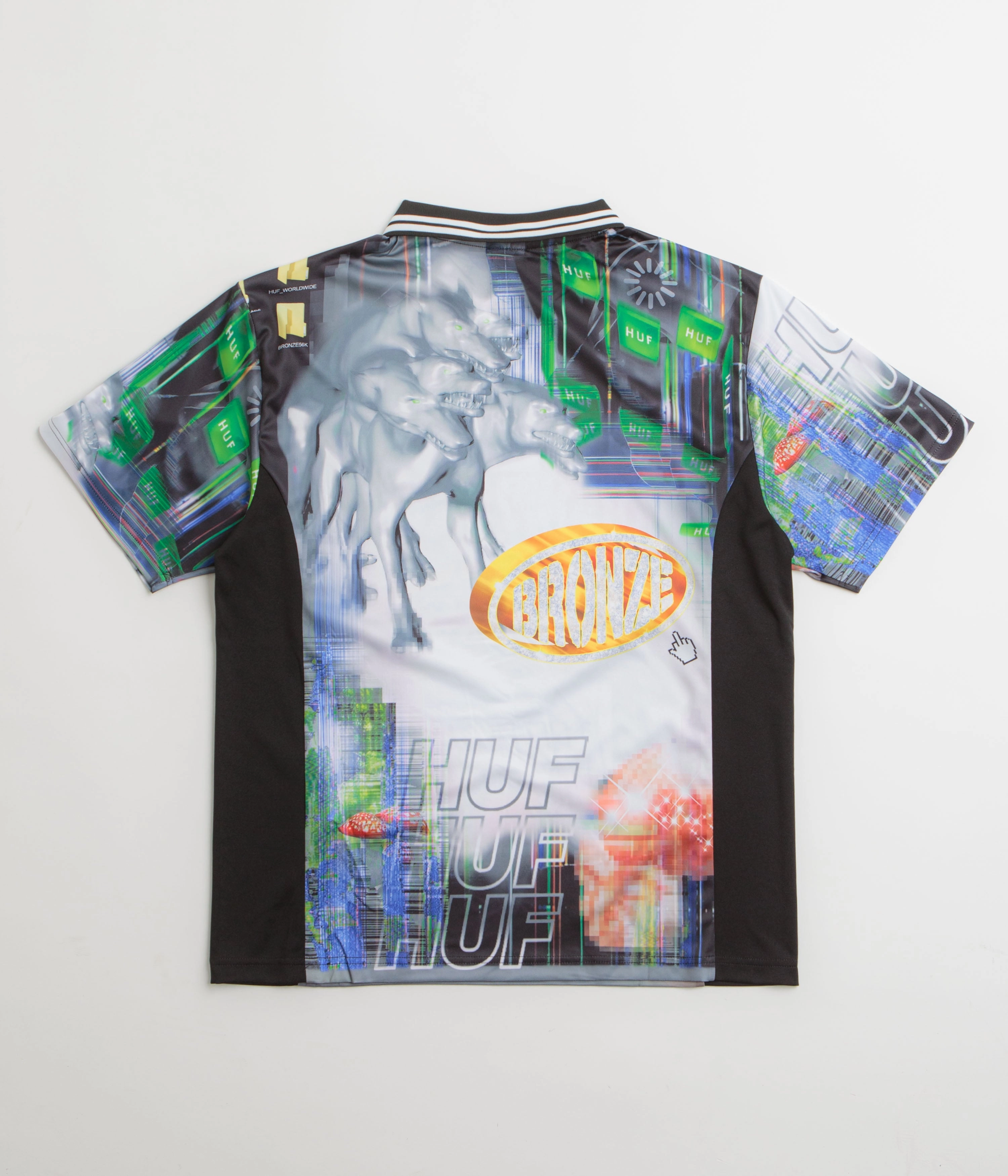 Functional Look HUF x Bronze 56K Glitched Soccer Jersey - Multi
