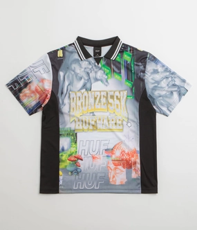 HUF x Bronze 56K Glitched Soccer Jersey - Multi Breathable Style
