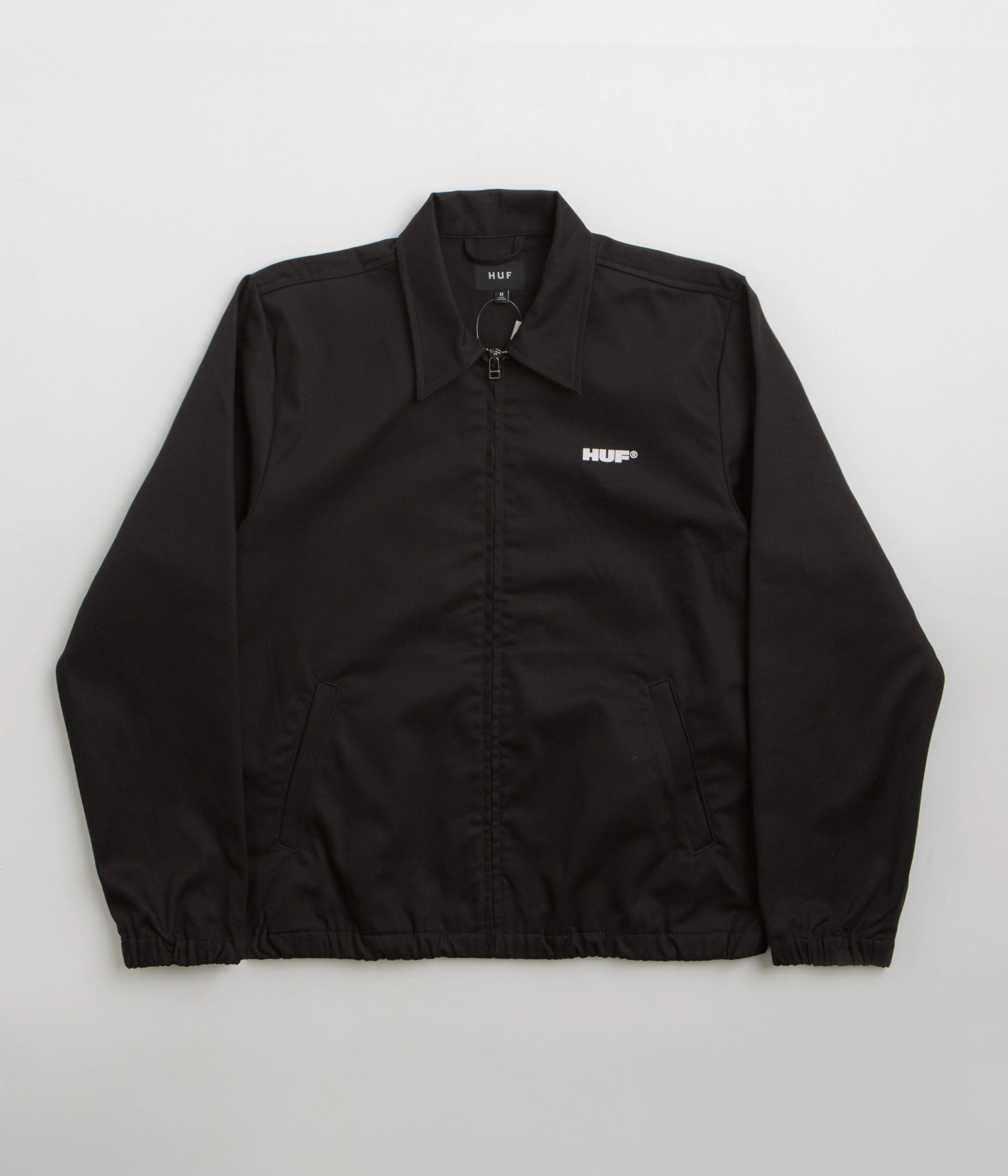 HUF Stax Jacket - Black Adjustable Cuff Design