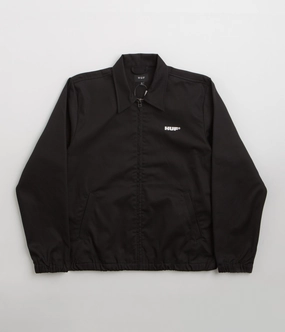 HUF Stax Jacket - Black Adjustable Cuff Design
