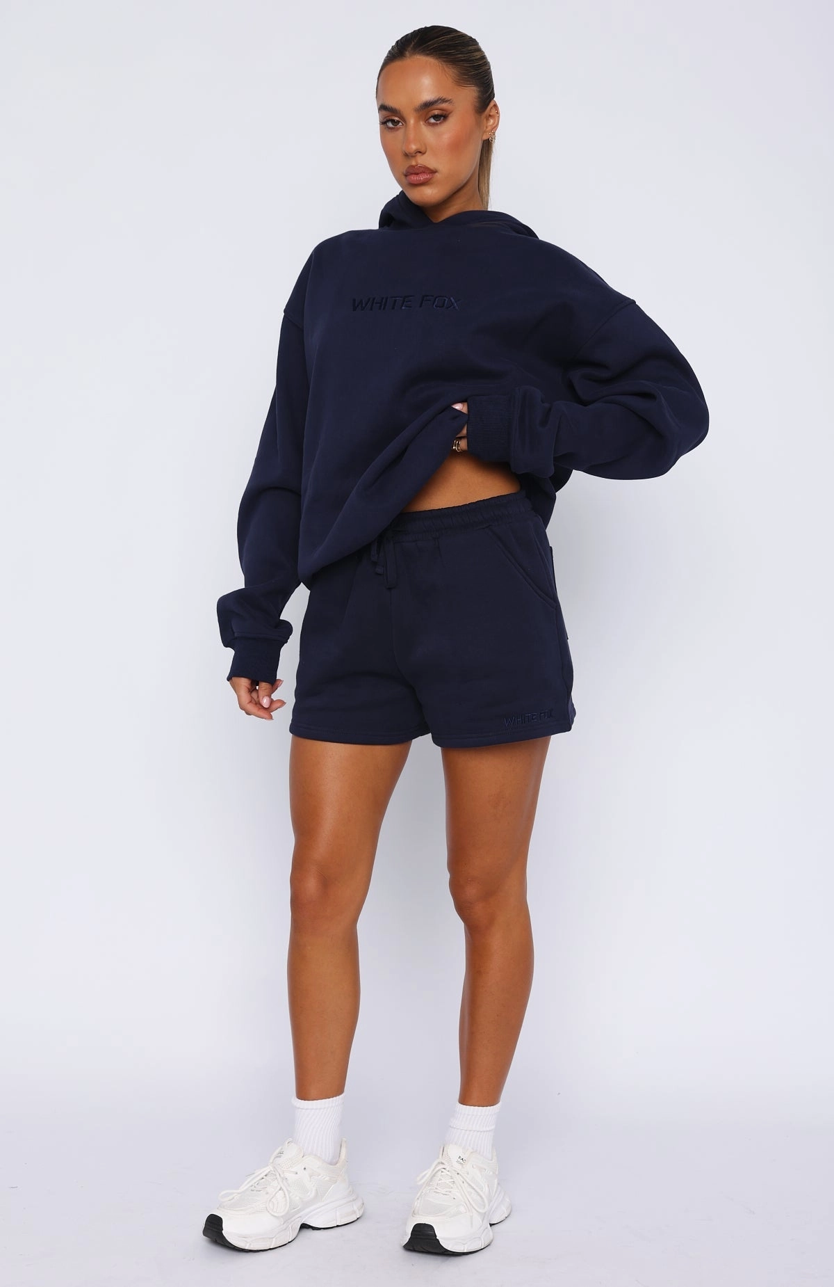 Stay Lifted Lounge Shorts Navy Sport Ready Wear Weightless Travel Design