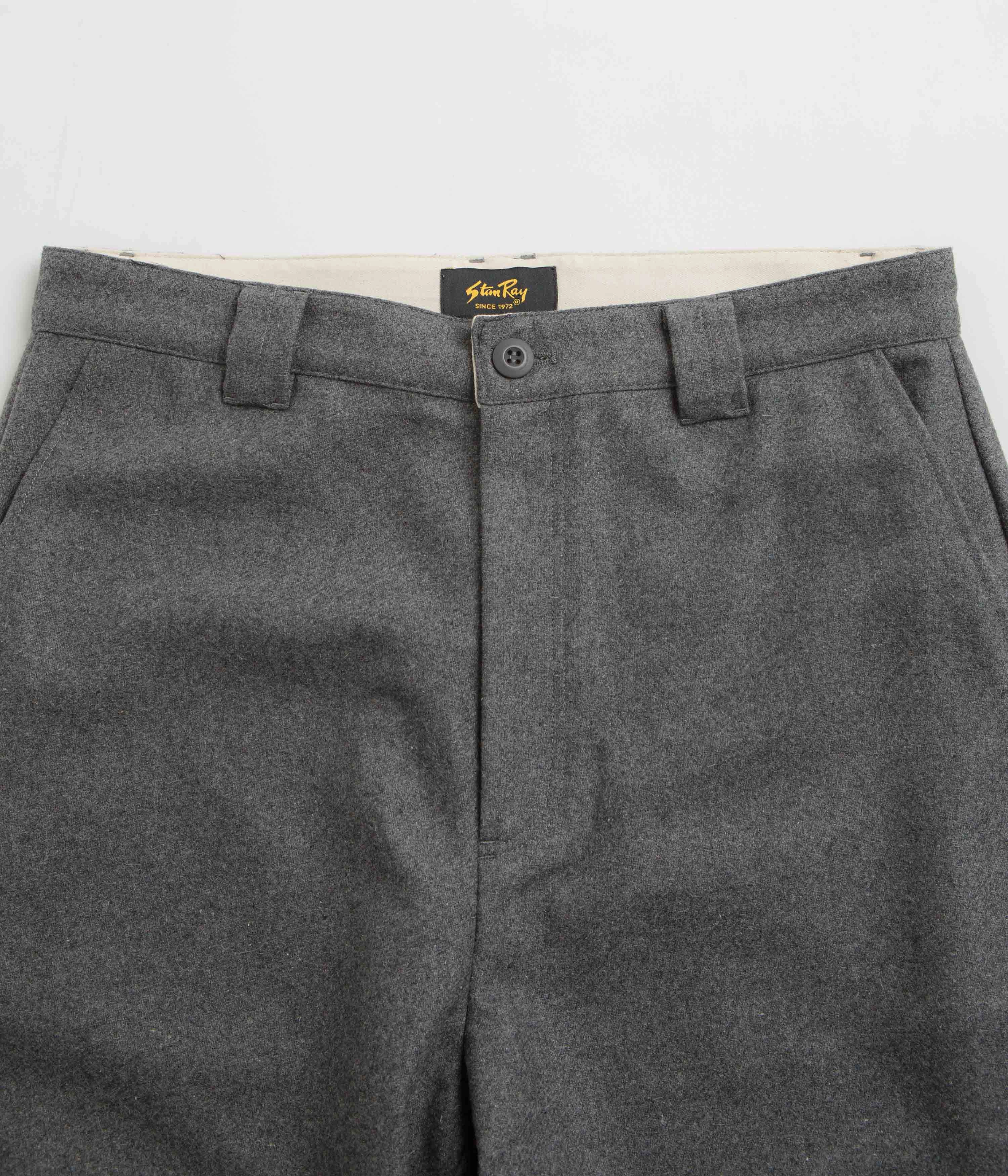 Stan Ray A Pants - Charcoal Wool Relaxed Wearable Urban Look