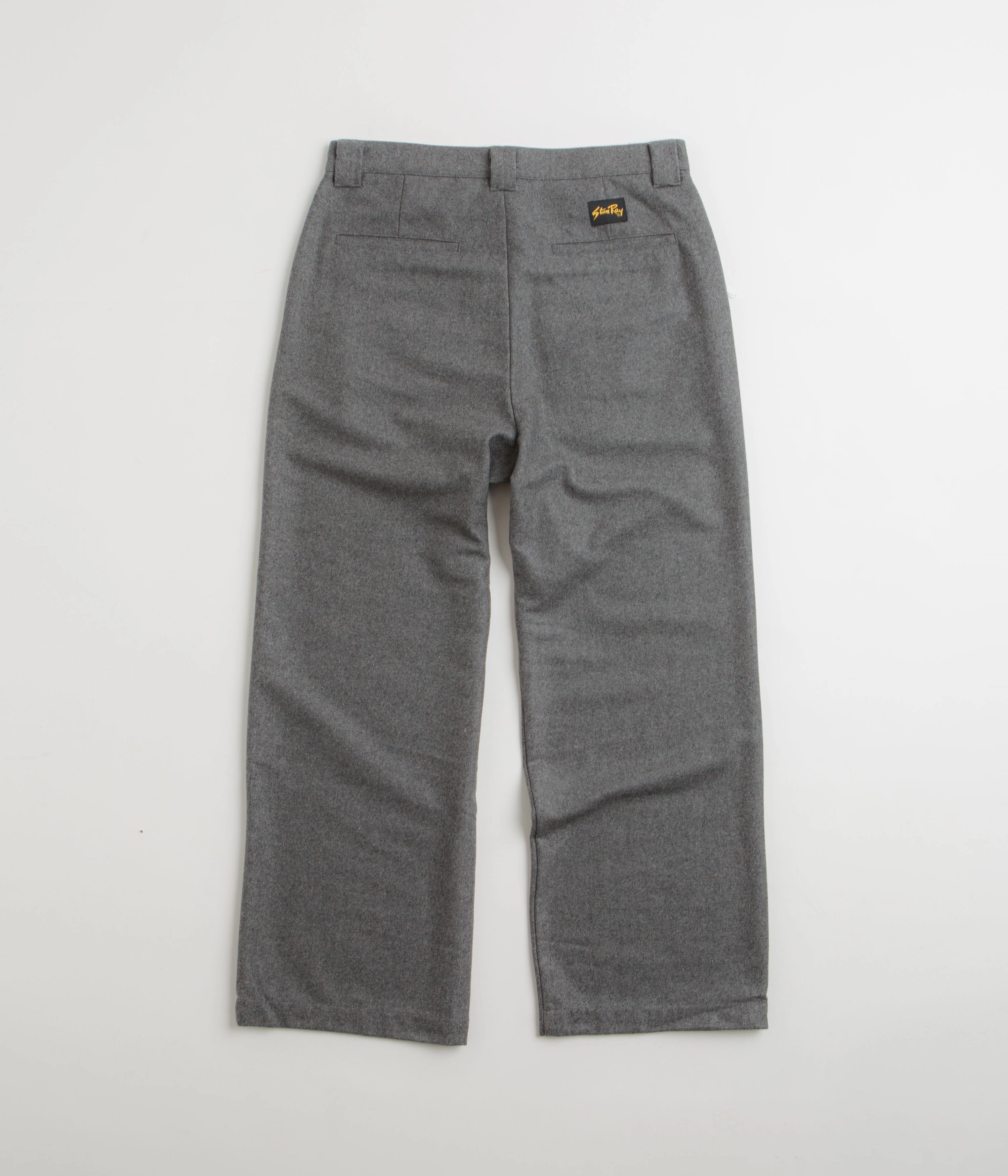 Body Ready Cuffed hem Stan Ray A Pants - Charcoal Wool