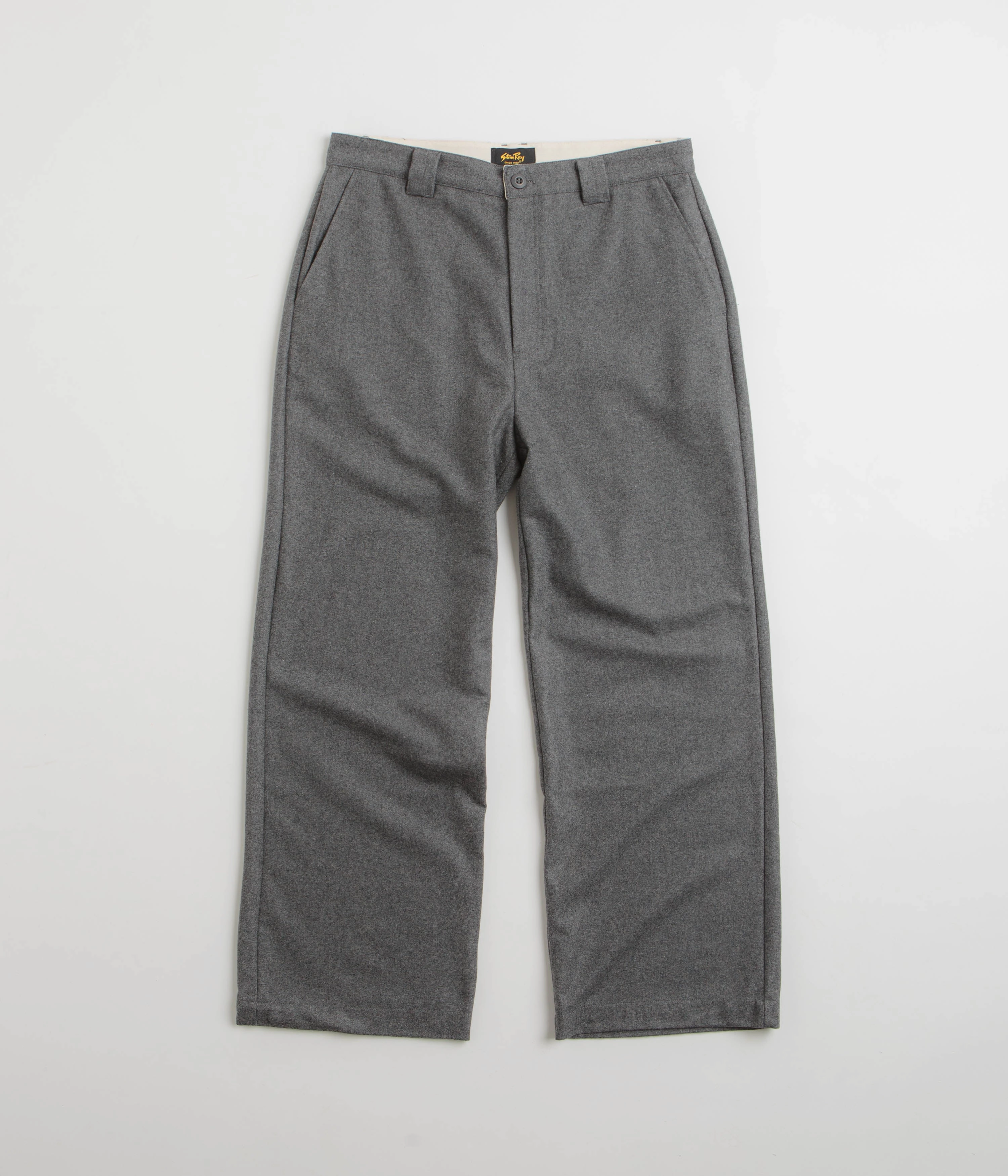 Stan Ray A Pants - Charcoal Wool All Day Wear
