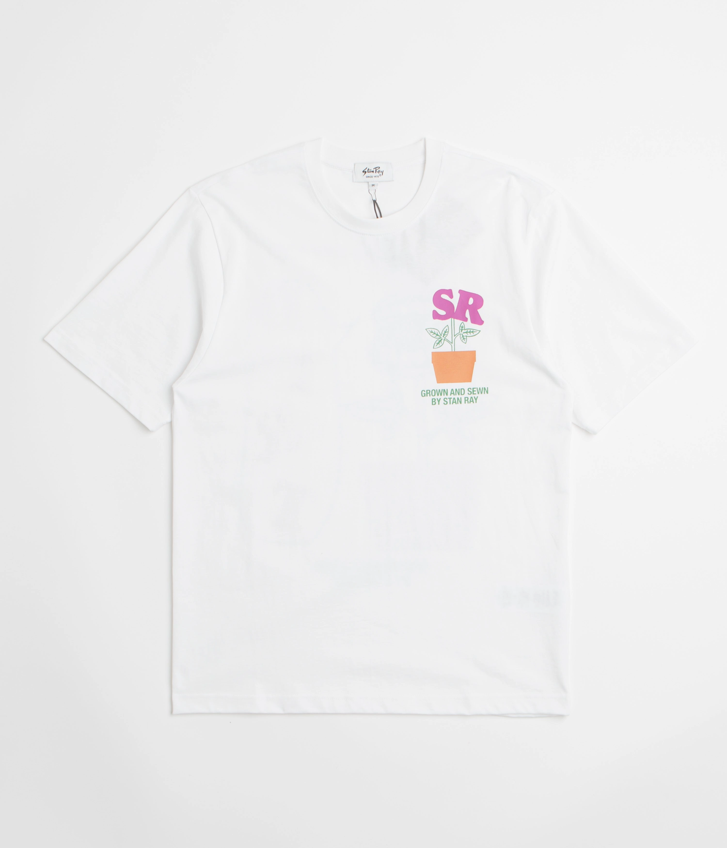 Stan Ray Dirt T-Shirt - White Bold Look Simple and Comfortable