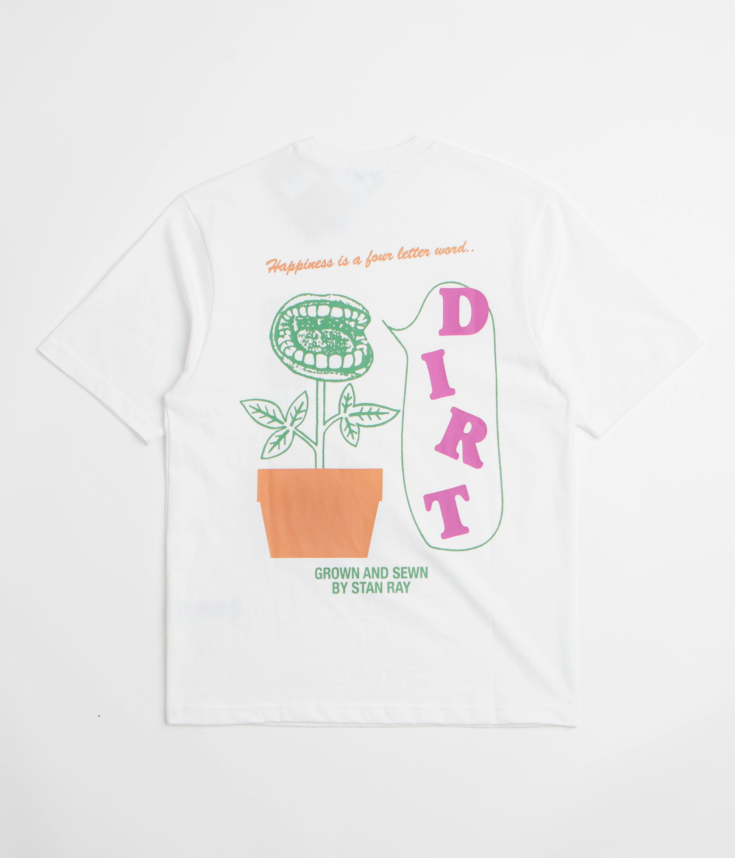 Stan Ray Dirt T-Shirt - White High Density Weave Sporty Appeal