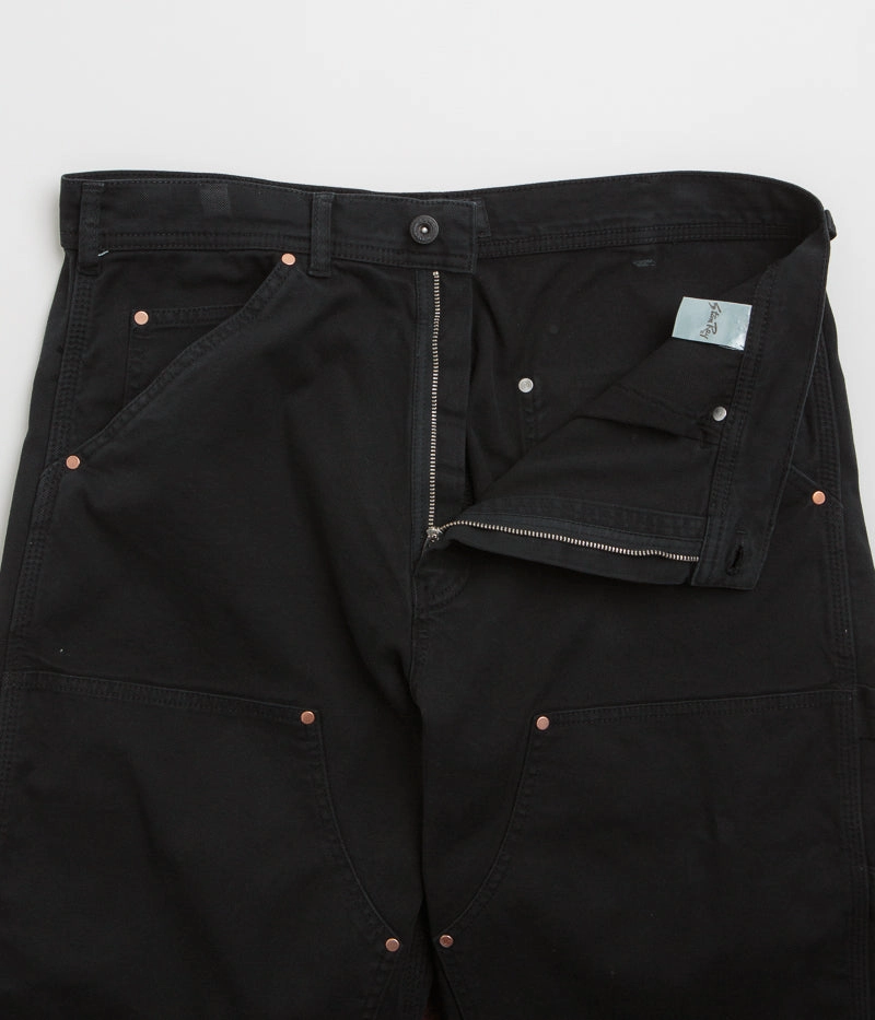 Stan Ray Double Knee Pants - Washed Black Duck Ripstop Reinforcement TearResistantPanels