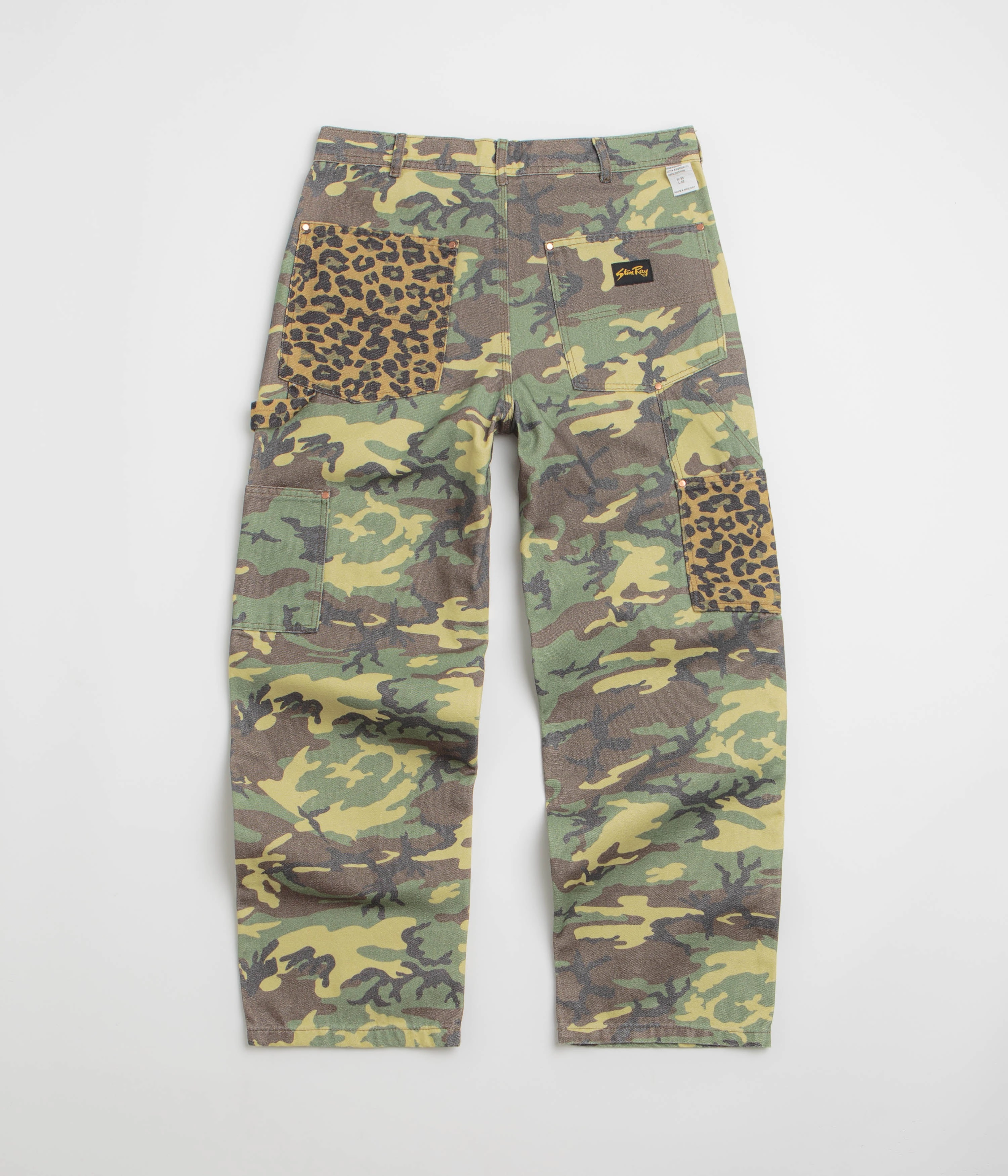 Perfect Shape Stan Ray Double Knee Pants - Woodland DPM Duck / Leopard Duck Mix