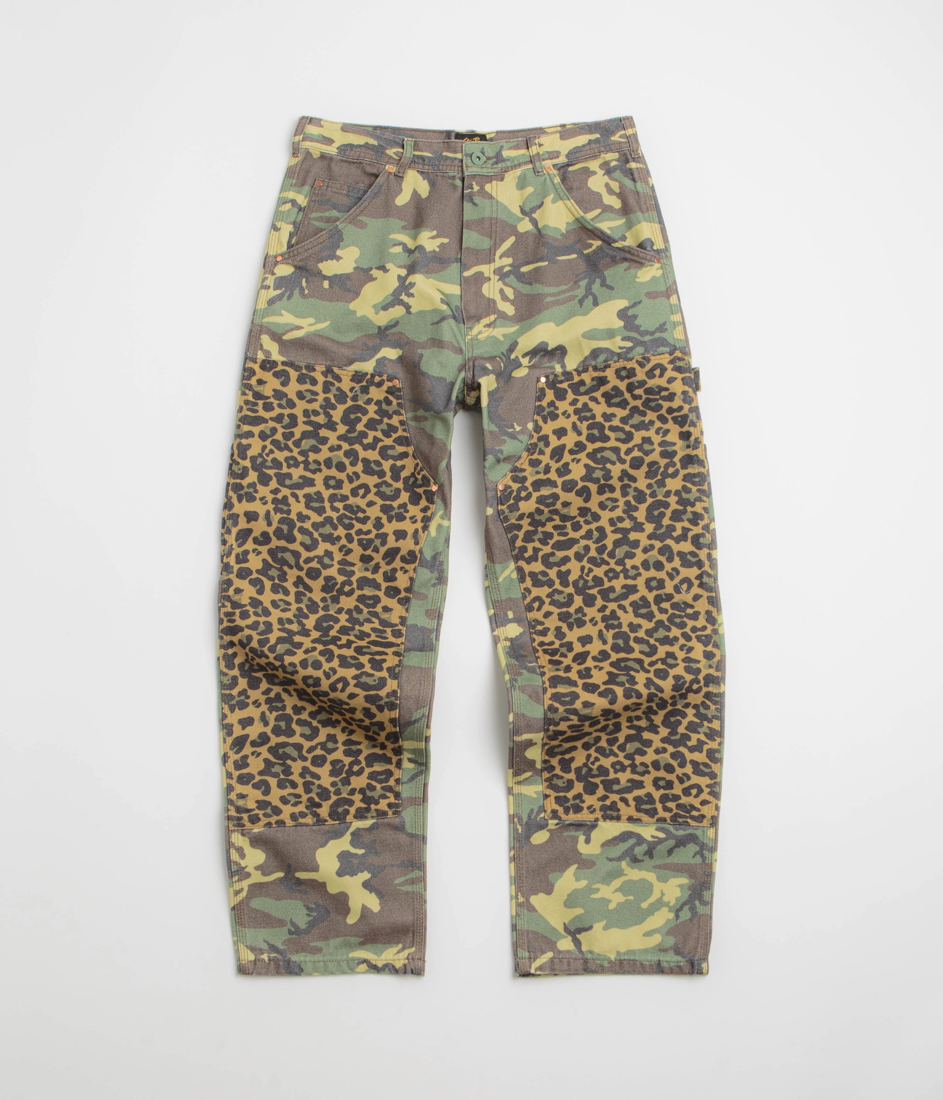 Stan Ray Double Knee Pants - Woodland DPM Duck / Leopard Duck Mix Tailored Fit Light Design