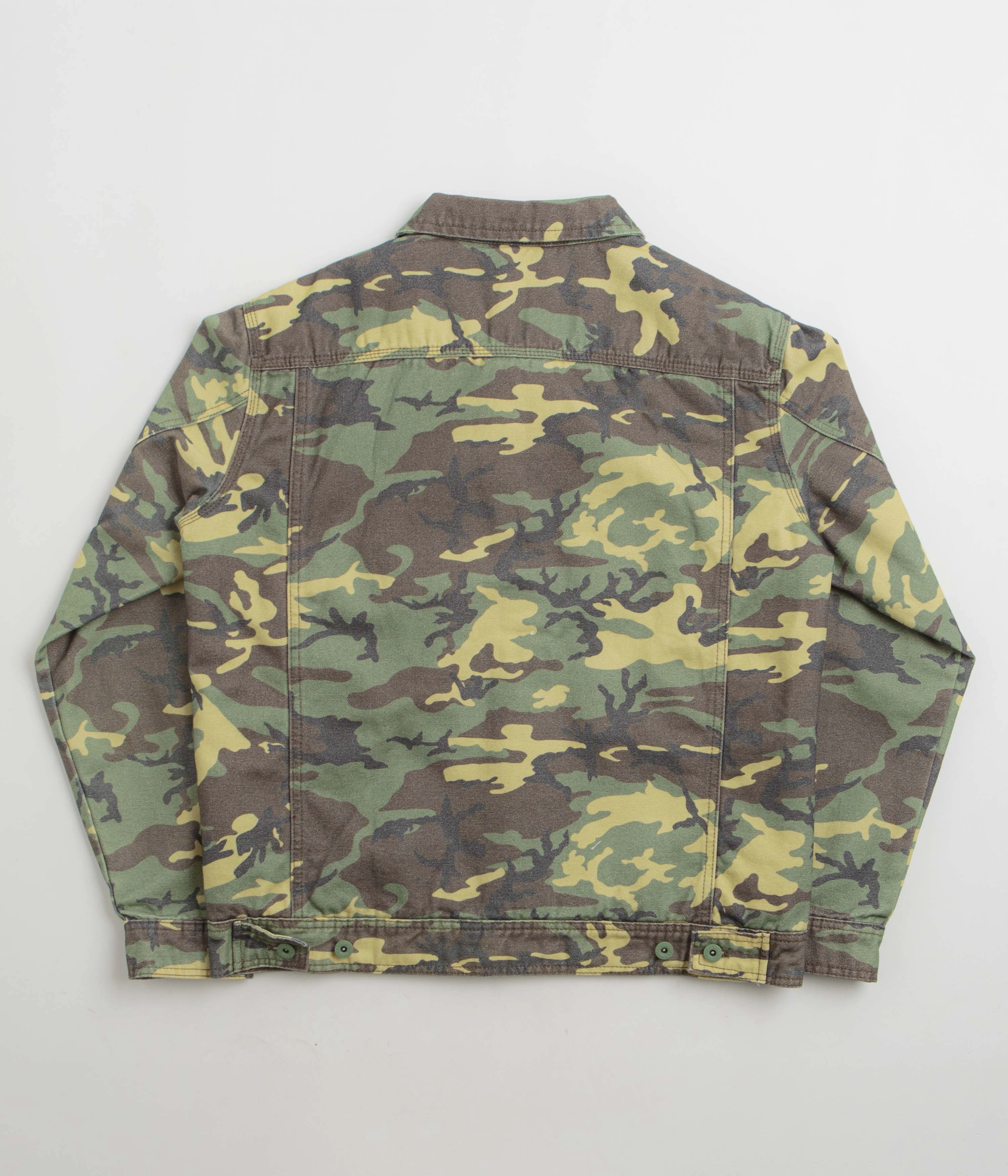 TapedZippers Stan Ray Lined Trucker Jacket - Woodland DPM Duck