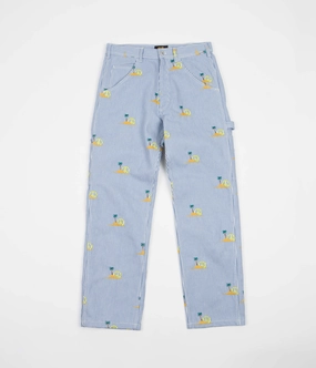 Breathable Mesh Panels Stan Ray OG Painter Pants - Palm Hickory