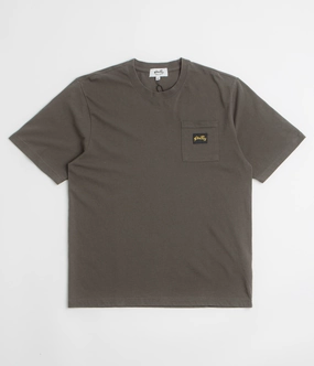 Stan Ray Patch Pocket T-Shirt - Washed Black Denim combination