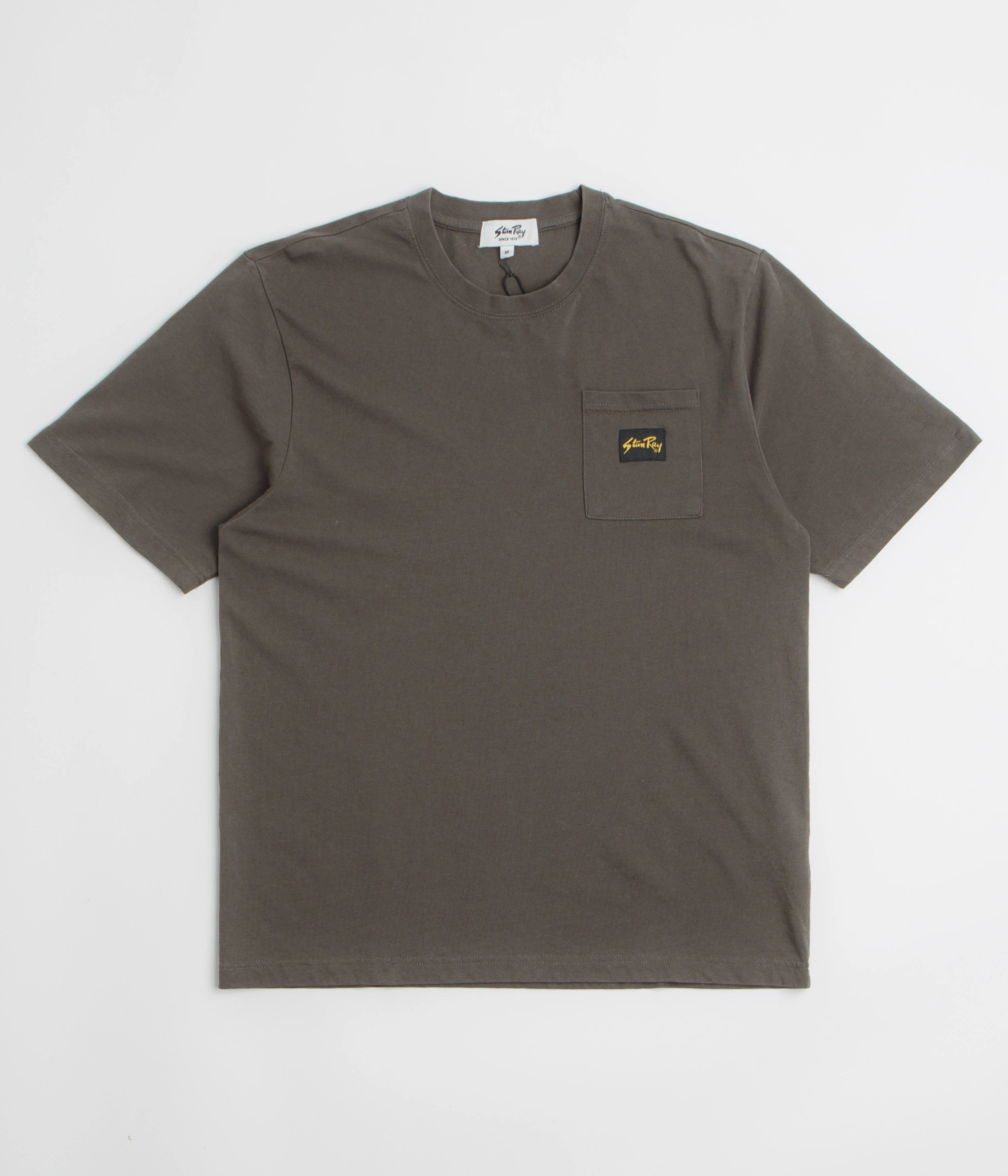 Stan Ray Patch Pocket T-Shirt - Washed Black Denim combination