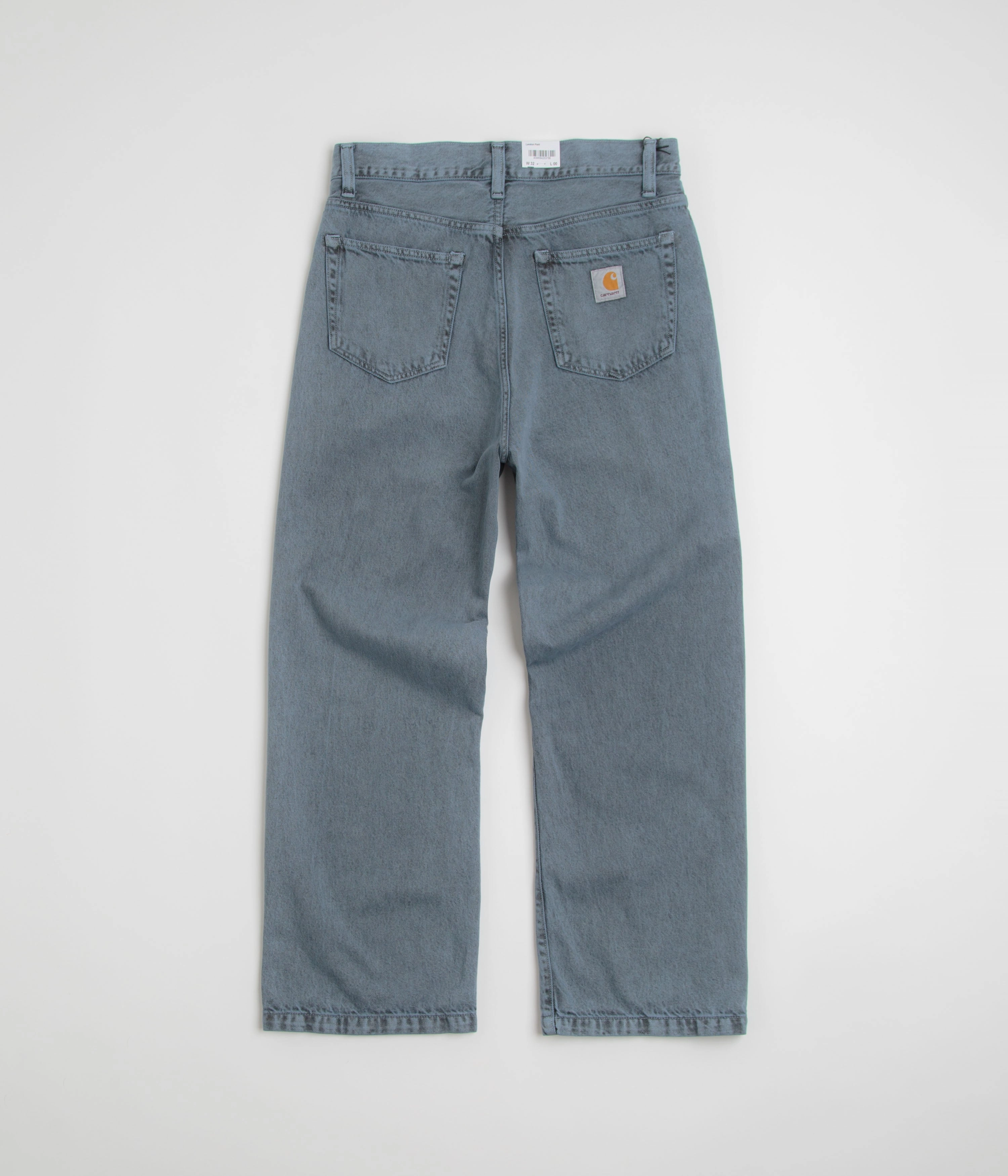 SturdyBeltLoops Carhartt Landon Pants - Black / Blue Fog