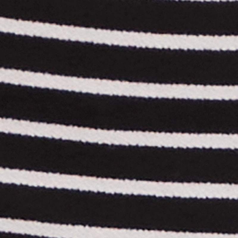 Layer Breathable Chic Striped Off Shoulder Long Sleeve Top with Ruching and Cropped Hem
