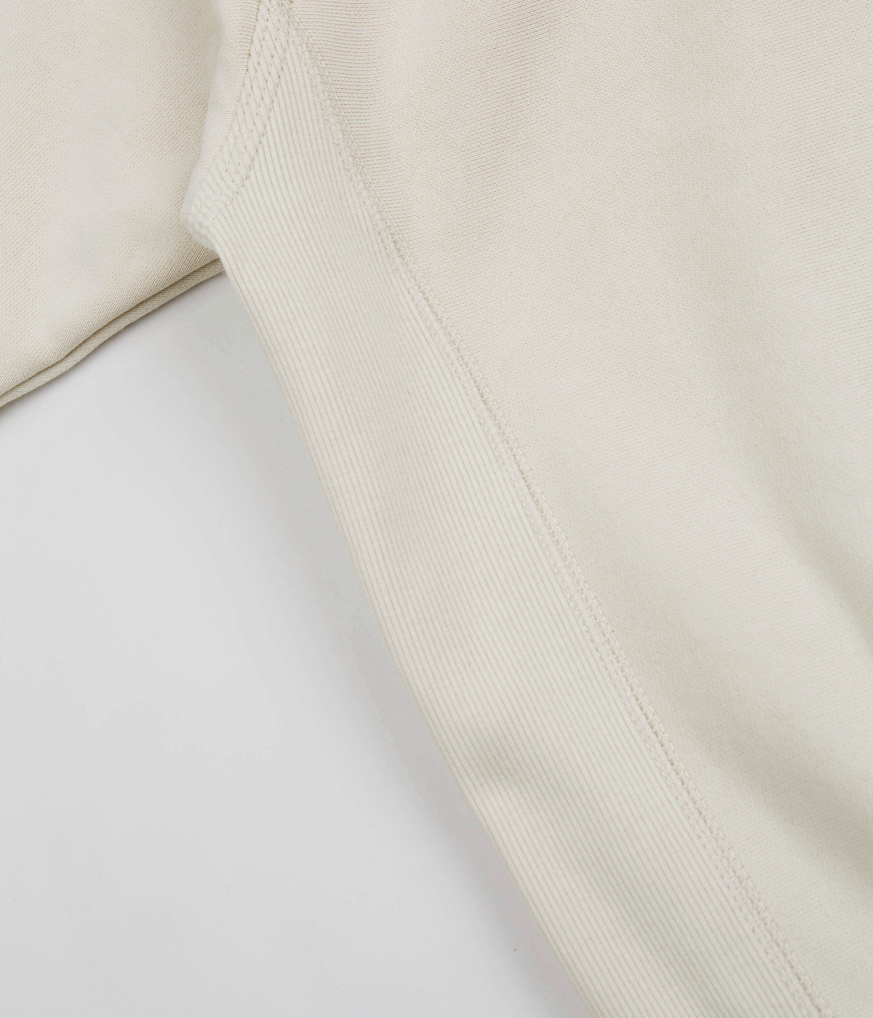 Carhartt Half Zip American Script Sweatshirt - Natural Flex Knit Ribbing Durable Fabric
