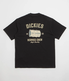Comfy and Soft Dickies Service Crew T-Shirt - Black