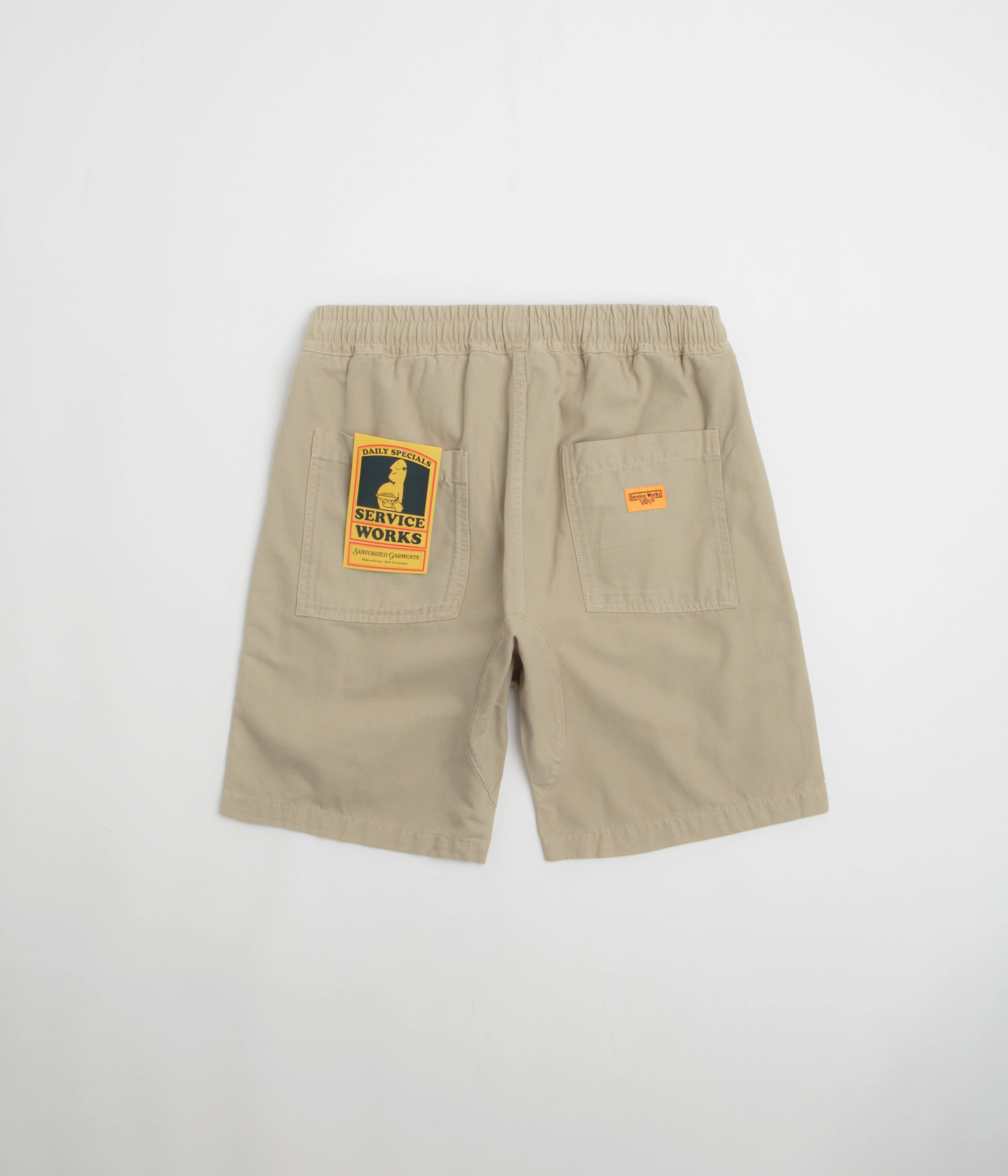 Adaptive Tension Control Service Works Classic Chef Shorts - Khaki
