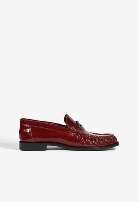 Tyche Patent Flat Chunky Heel Quick Drying