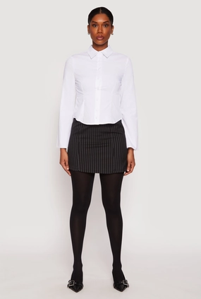 Long Sleeve Button Front Shirt Polar region