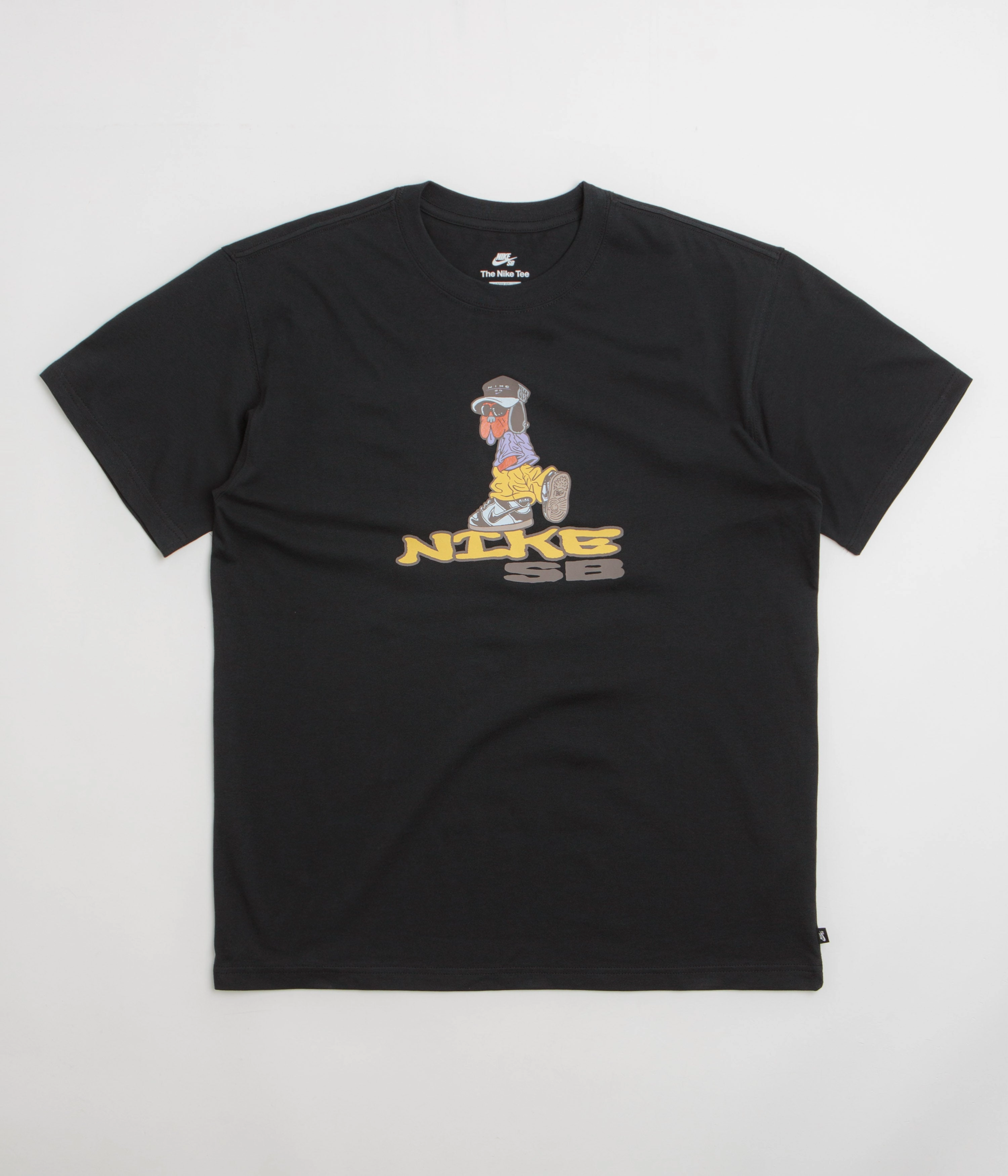 Minimal Fashion Timeless Look Wear Nike SB Dunk Dog T-Shirt - Black