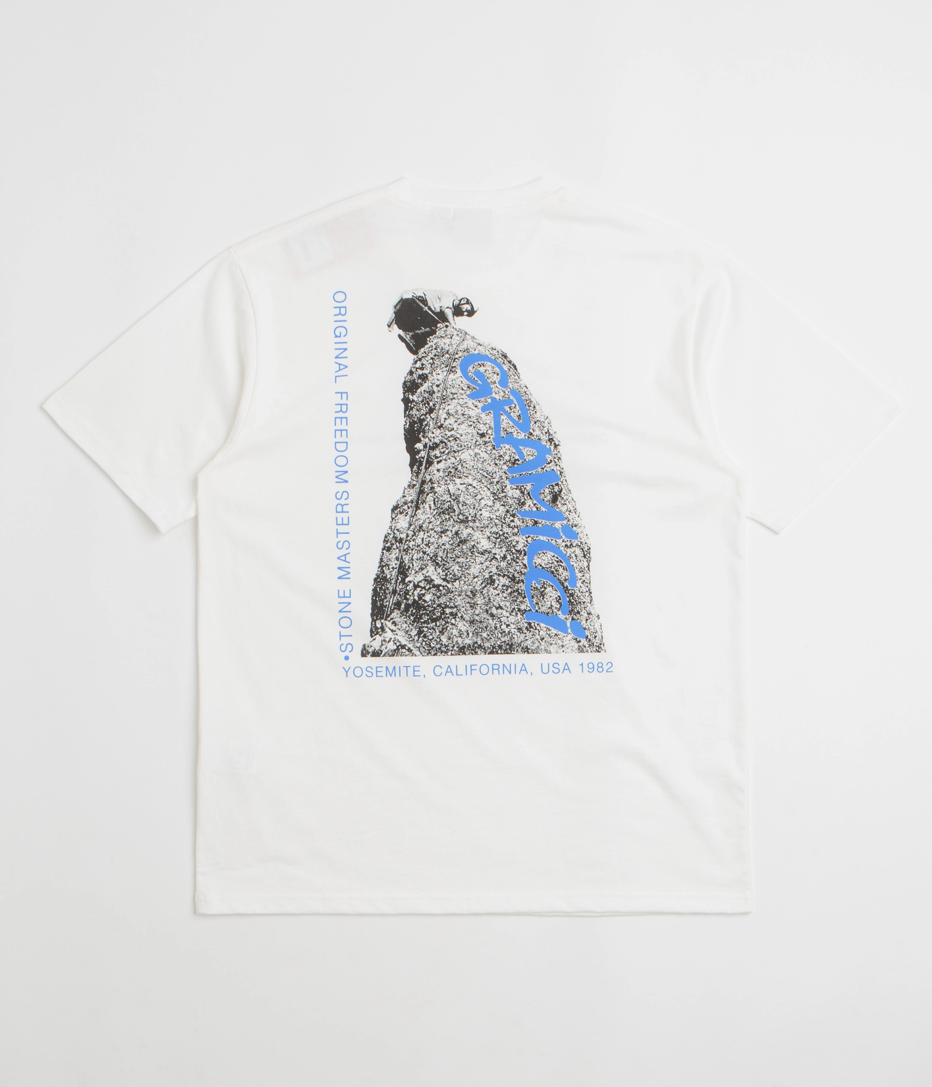 Gramicci Stonemasters Graphic T-Shirt - White Light and Soft Chilly Wear