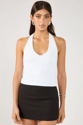 Adjustable Fastening Perfect Stranger Luca Tailored Mid Rise Skort Black