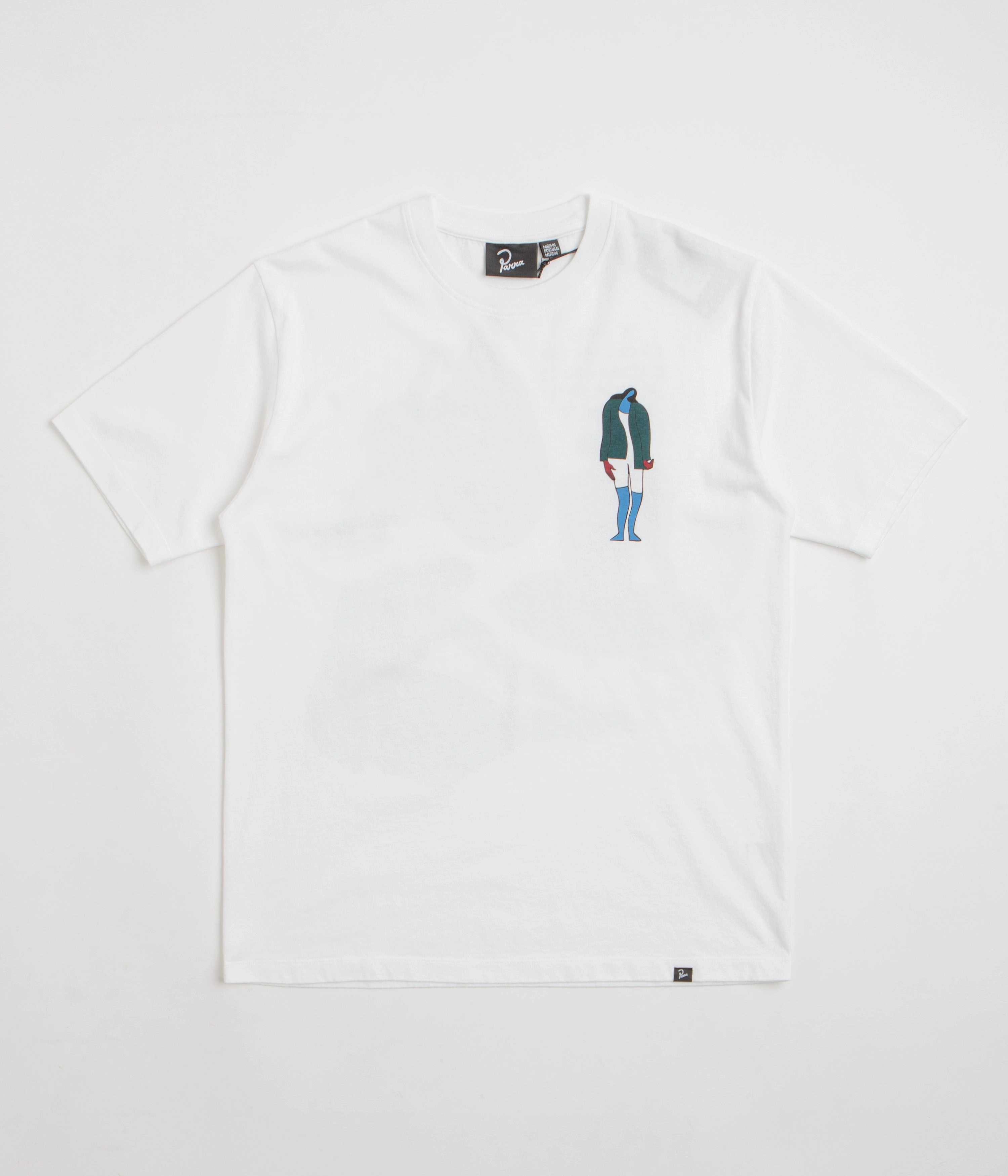 Comfortable Layer by Parra The Broken Door T-Shirt - White