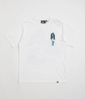 Comfortable Layer by Parra The Broken Door T-Shirt - White