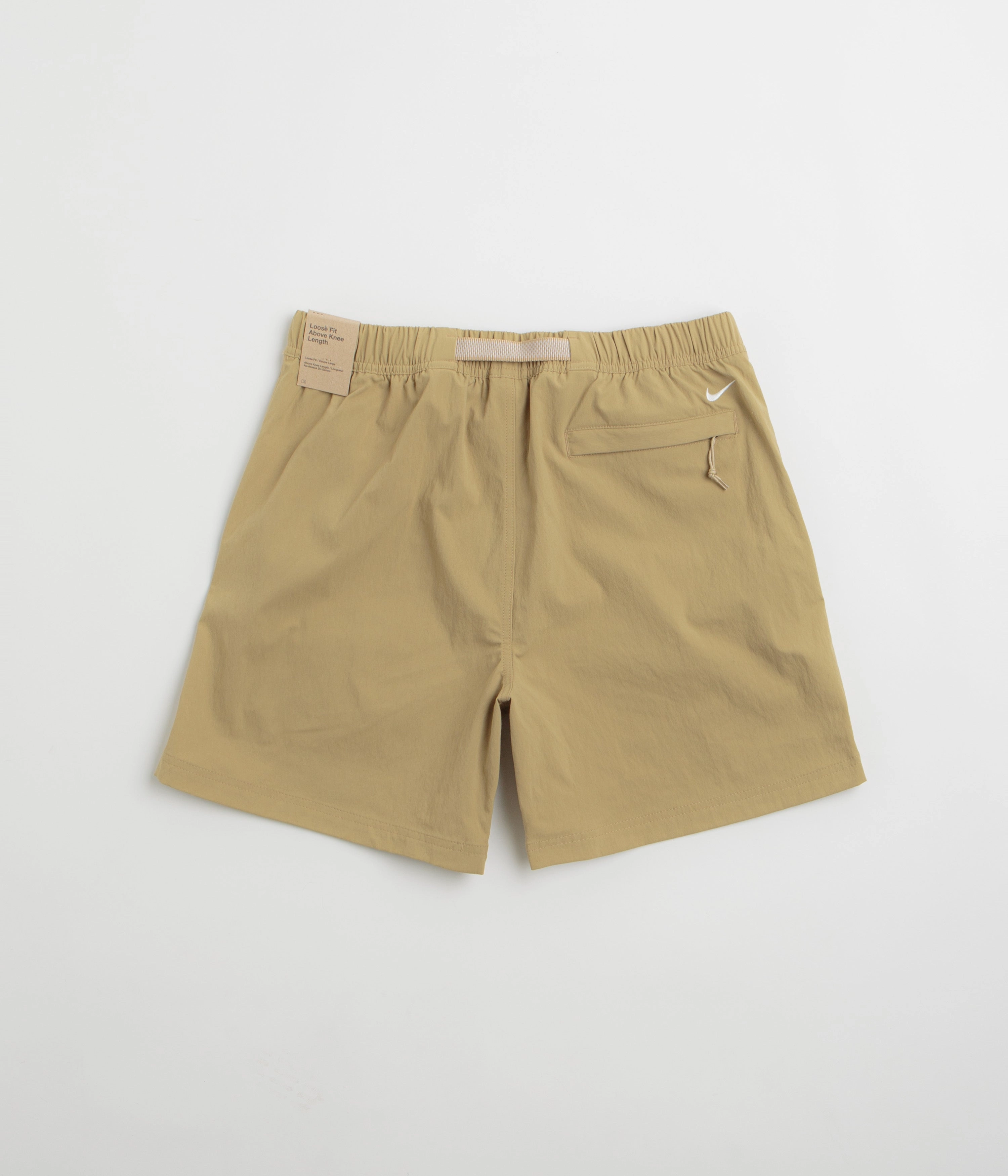 Nike ACG Hiking Shorts - Parachute Beige / Summit White Sweat Wicking Channels Breezy Wear