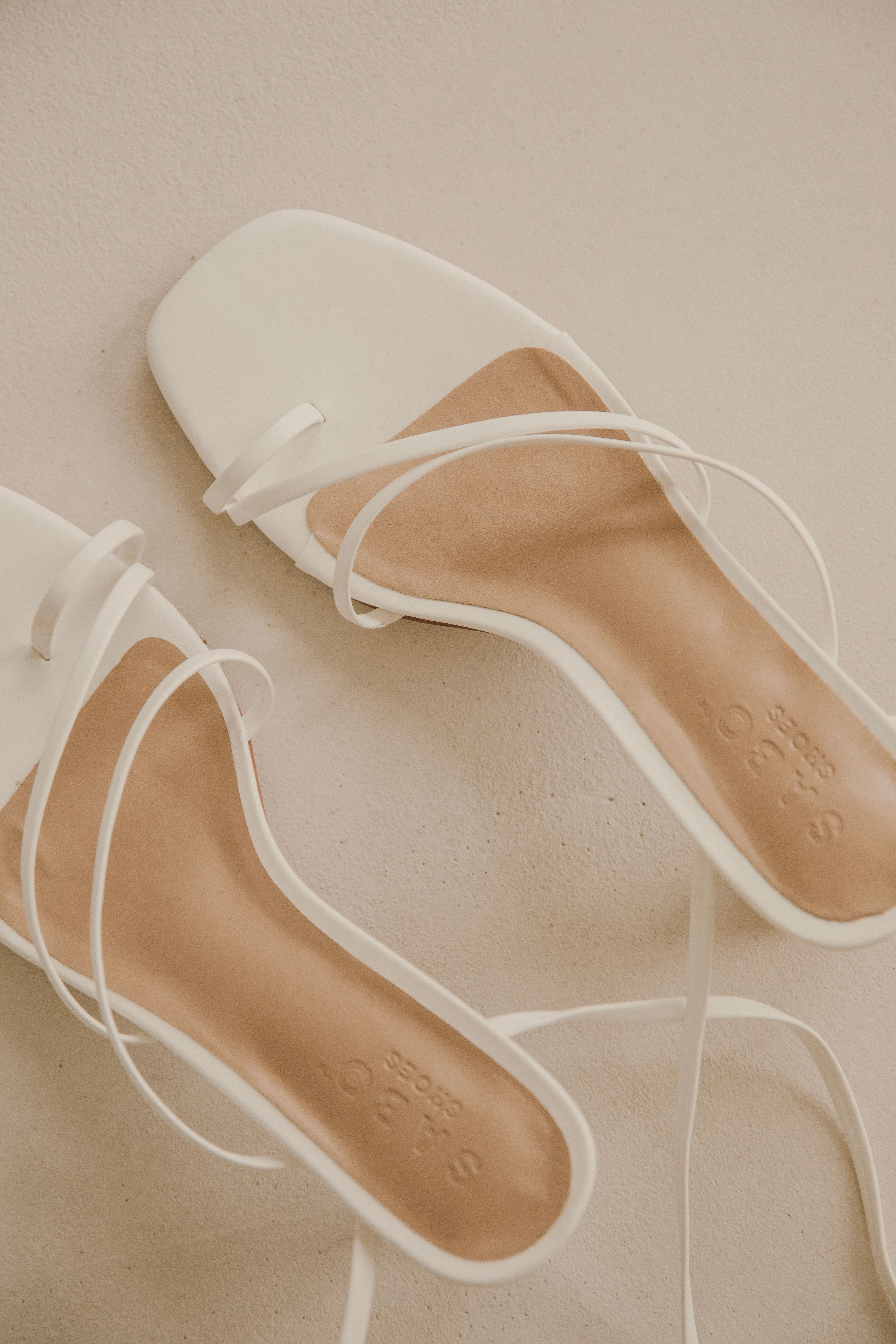 Outdoor Wedding Heels Slip-On Pumps Tamia Heels - White