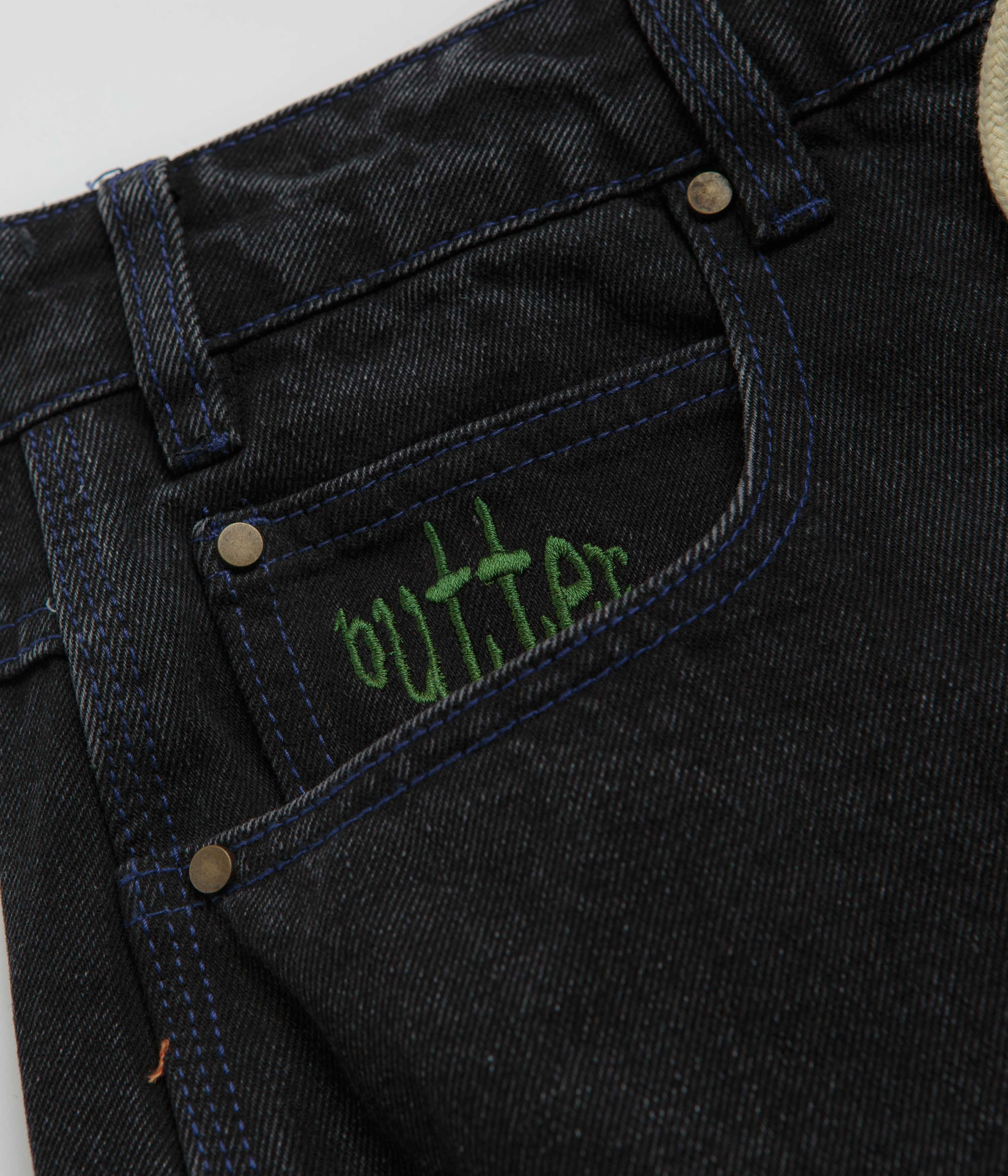 OdorResistantFinish hypoallergenic Butter Goods Spider Jeans - Washed Black