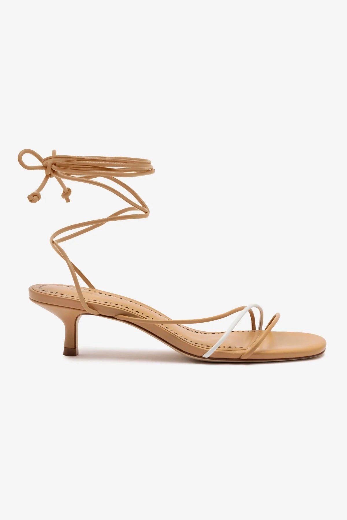 Sara Sandal In Tan Leather Cold Weather