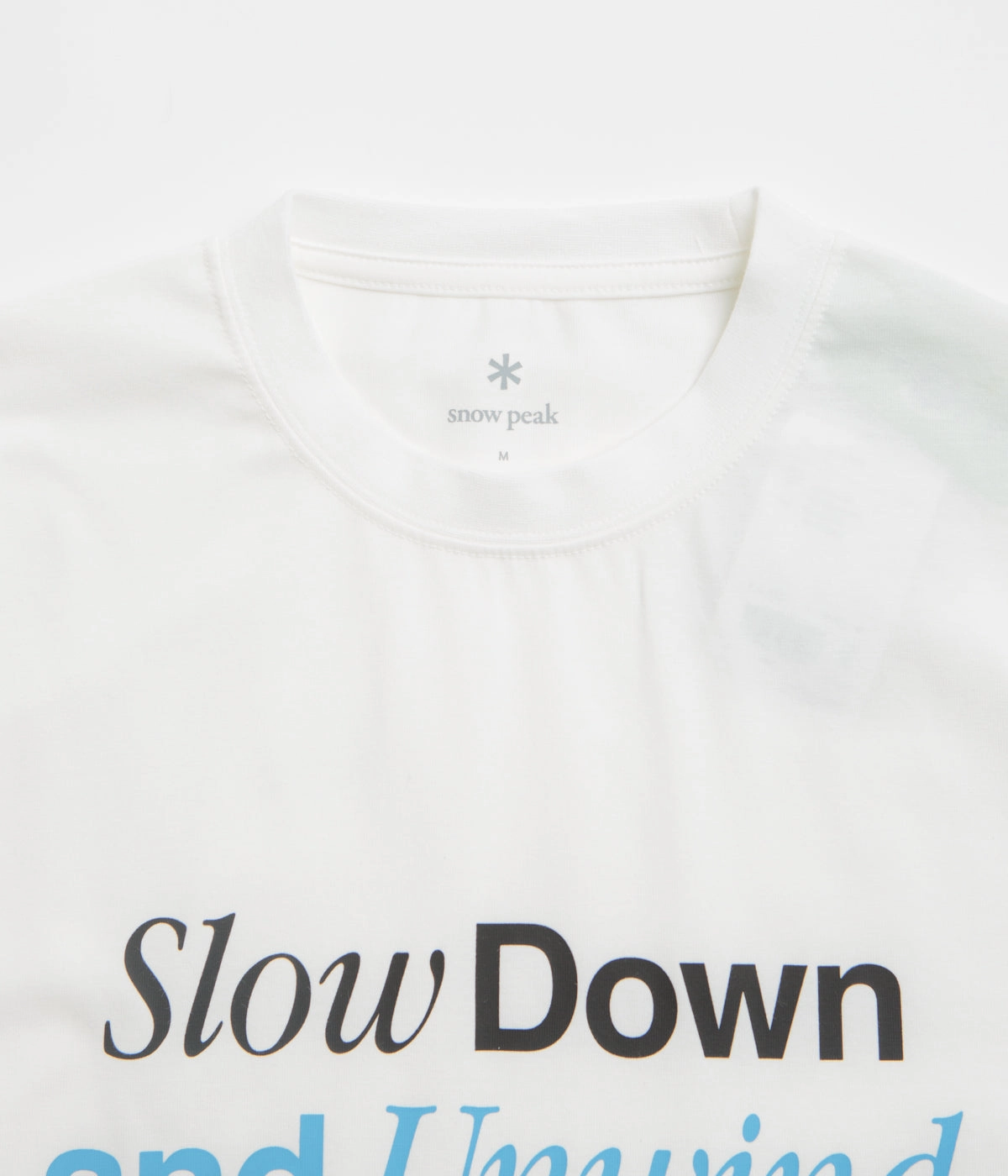 Snow Peak Relaxation T-Shirt - Off White Smart Design Breathable Essentials
