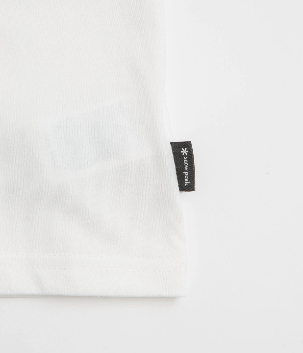 Snow Peak Relaxation T-Shirt - Off White Lightweight Material Travel Style