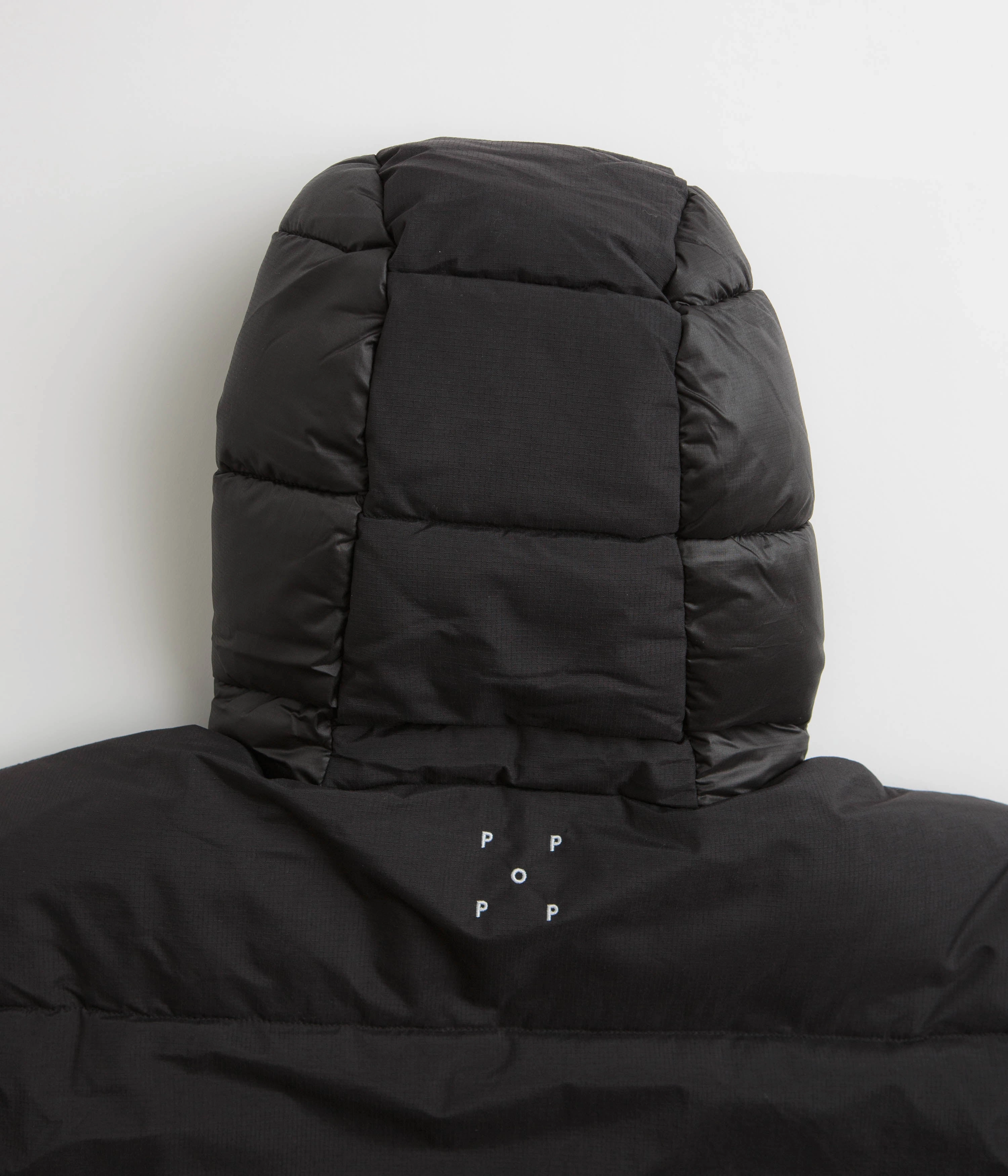 Pop Trading Company Puffer Jacket - Black Casual Chill Look Outdoor Look