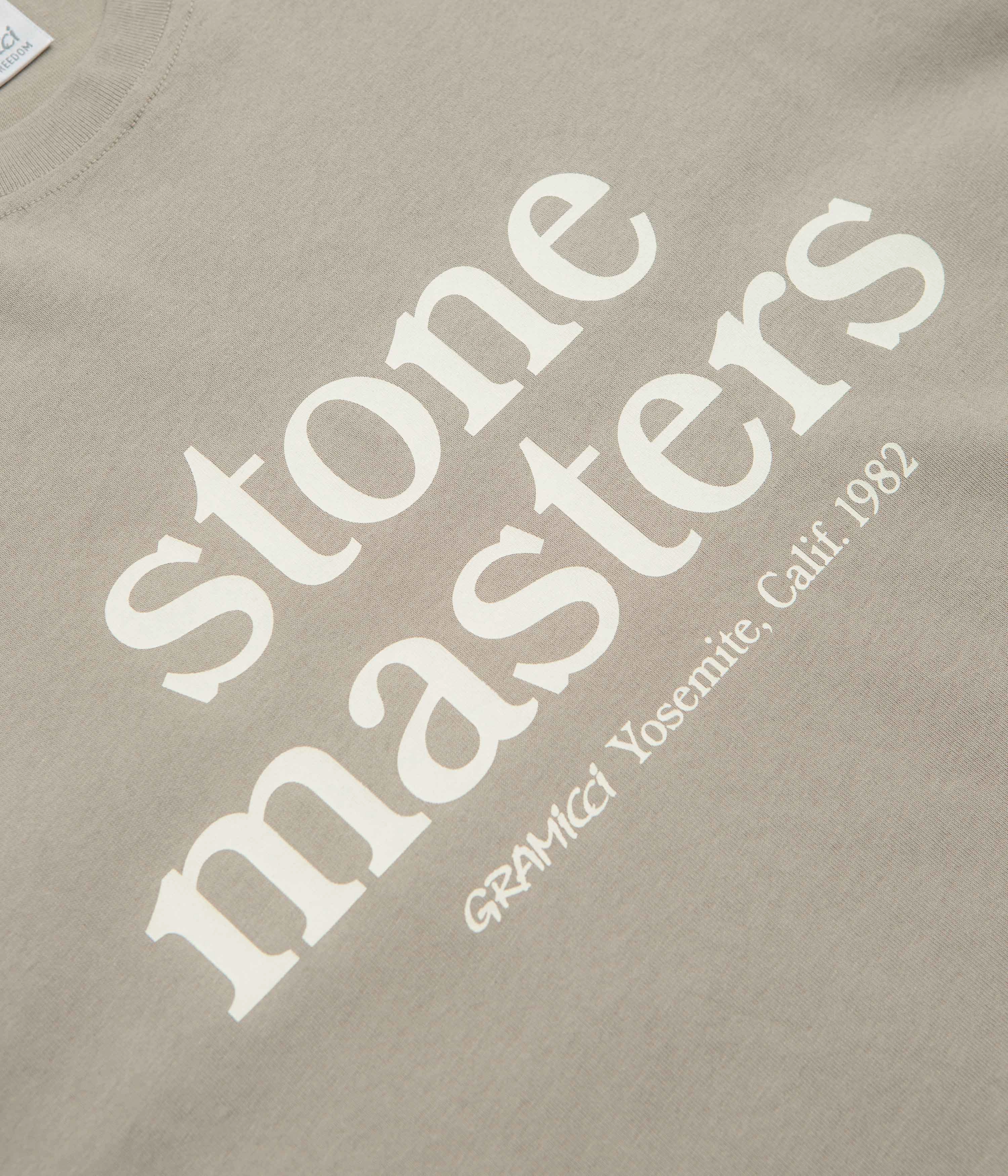 Gramicci Stonemasters T-Shirt - Khaki cyber monday Weekend Comfort