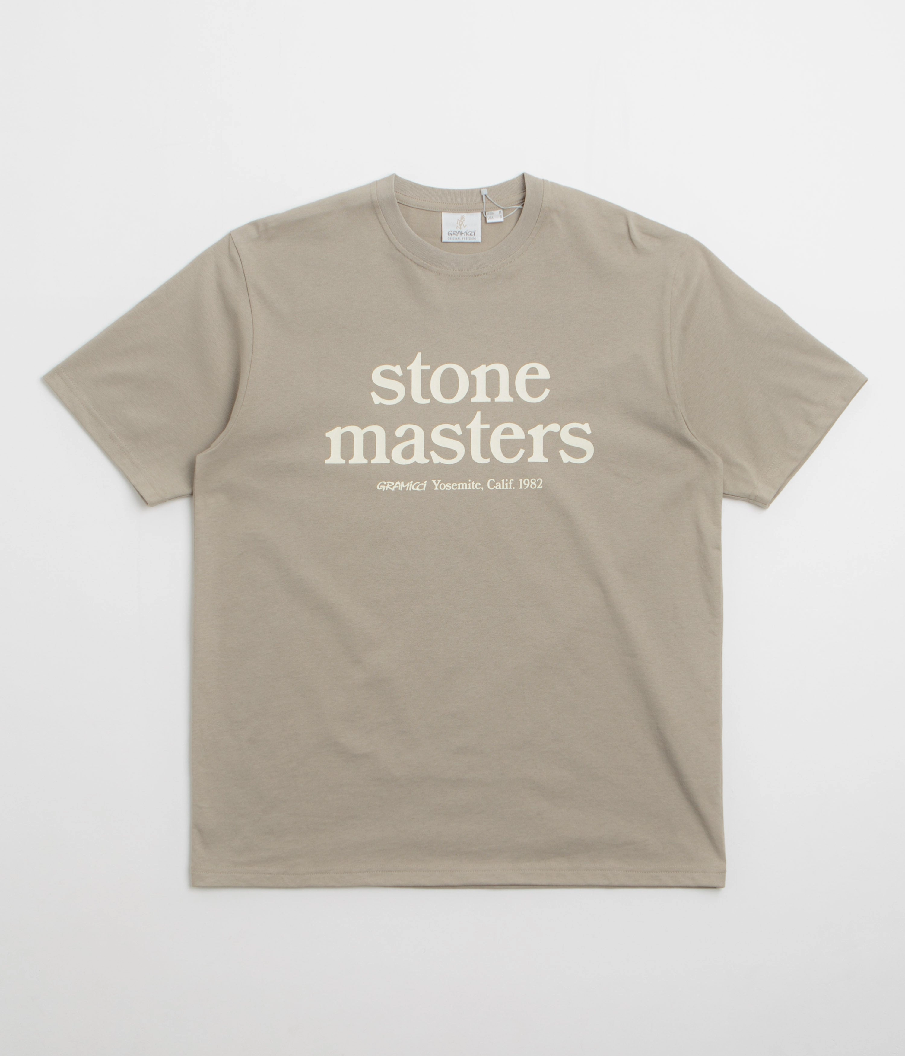 Cozy and Soft Gramicci Stonemasters T-Shirt - Khaki