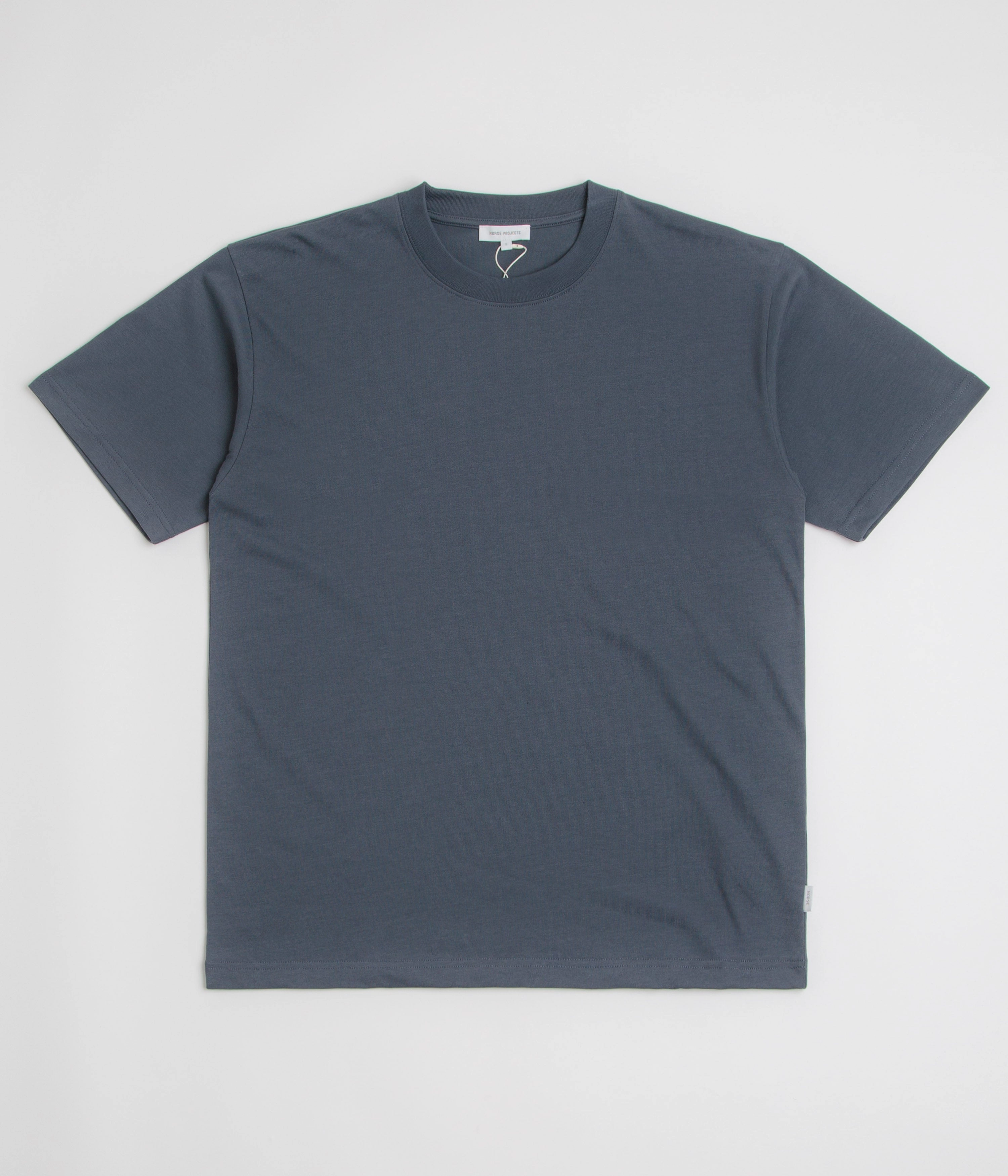 Norse Projects Standard Heavy Loose T-Shirt - Orion Blue Easy Care Material