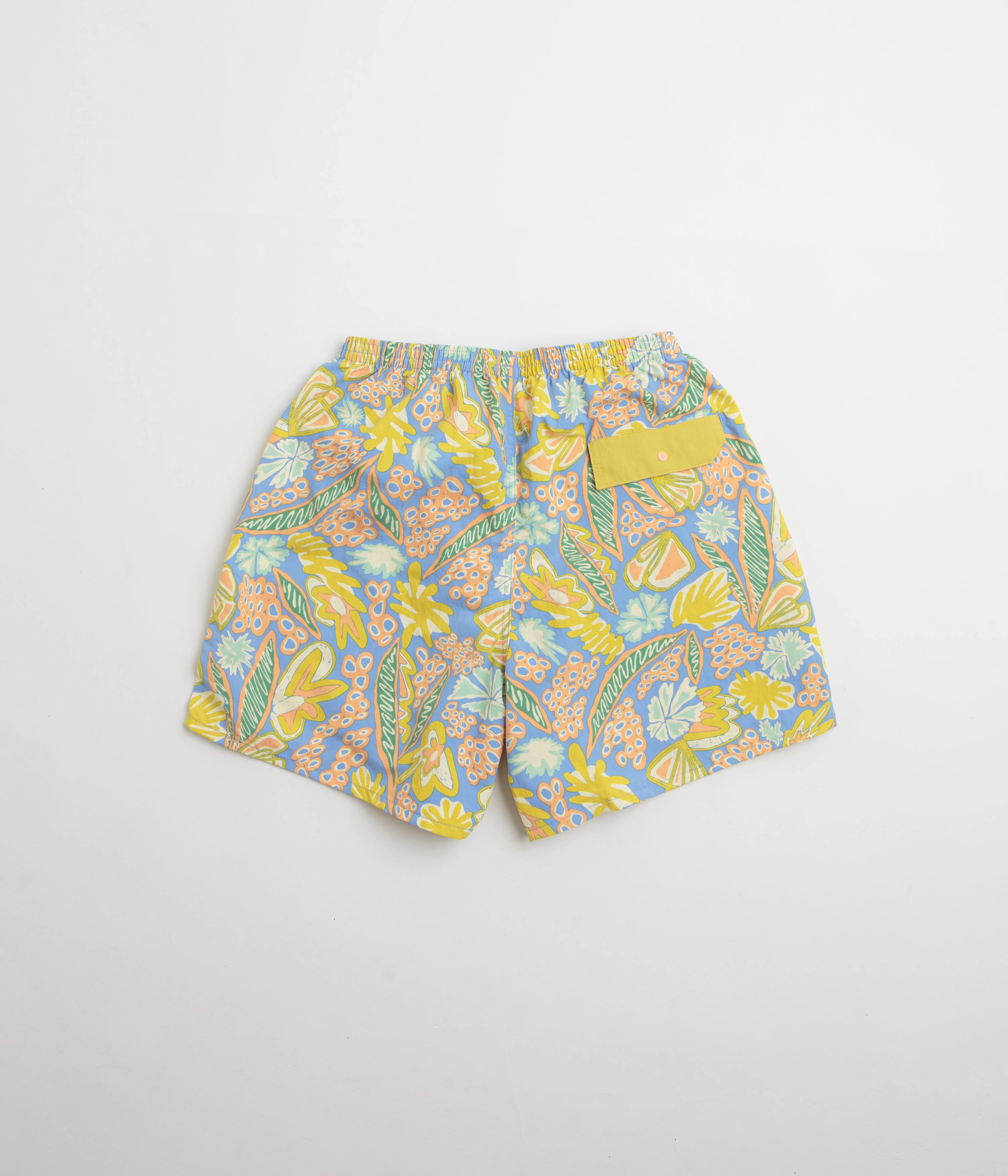 Chill Comfort Design Dance wear Patagonia Baggies 5" Shorts - Flourish: Abundant Blue