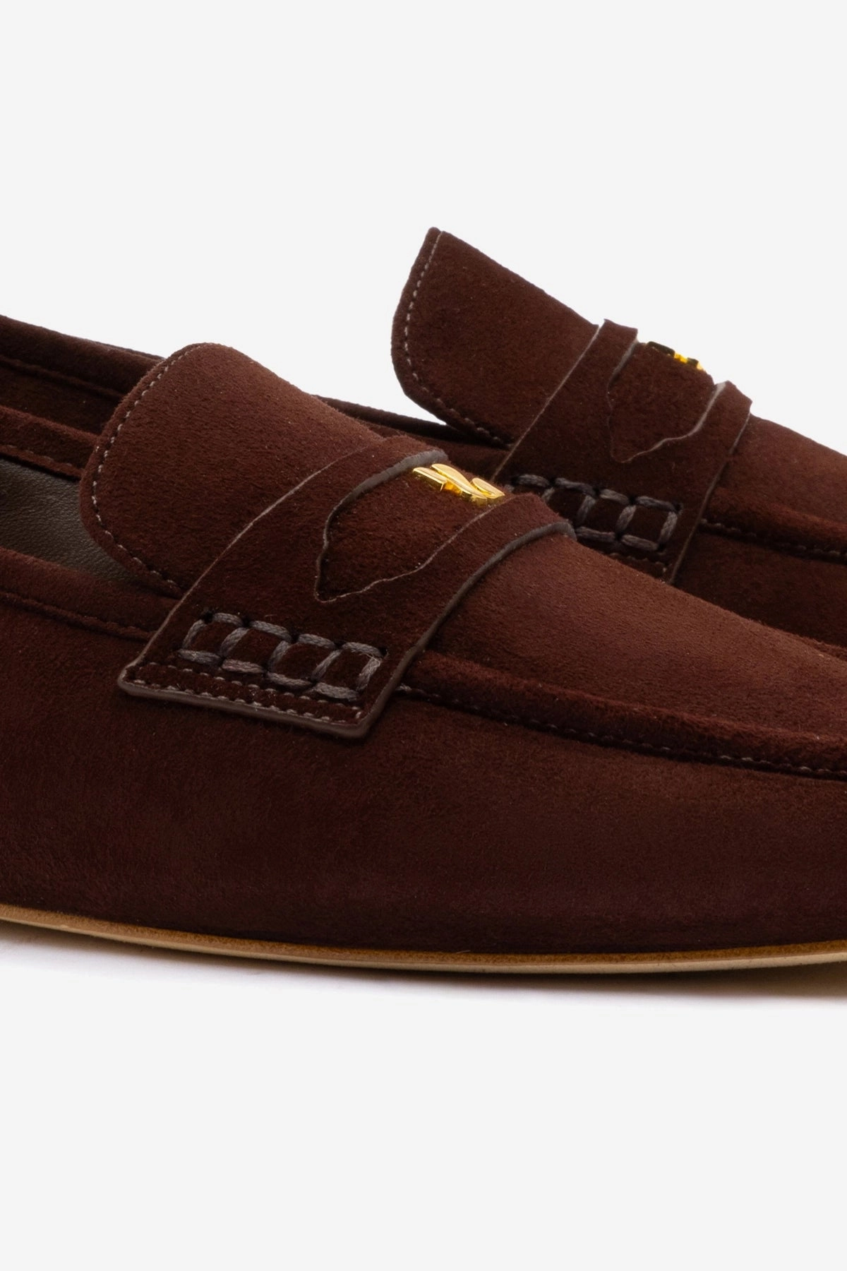 Suki Flat Loafer In Brown Suede Urban Dash Free Lane