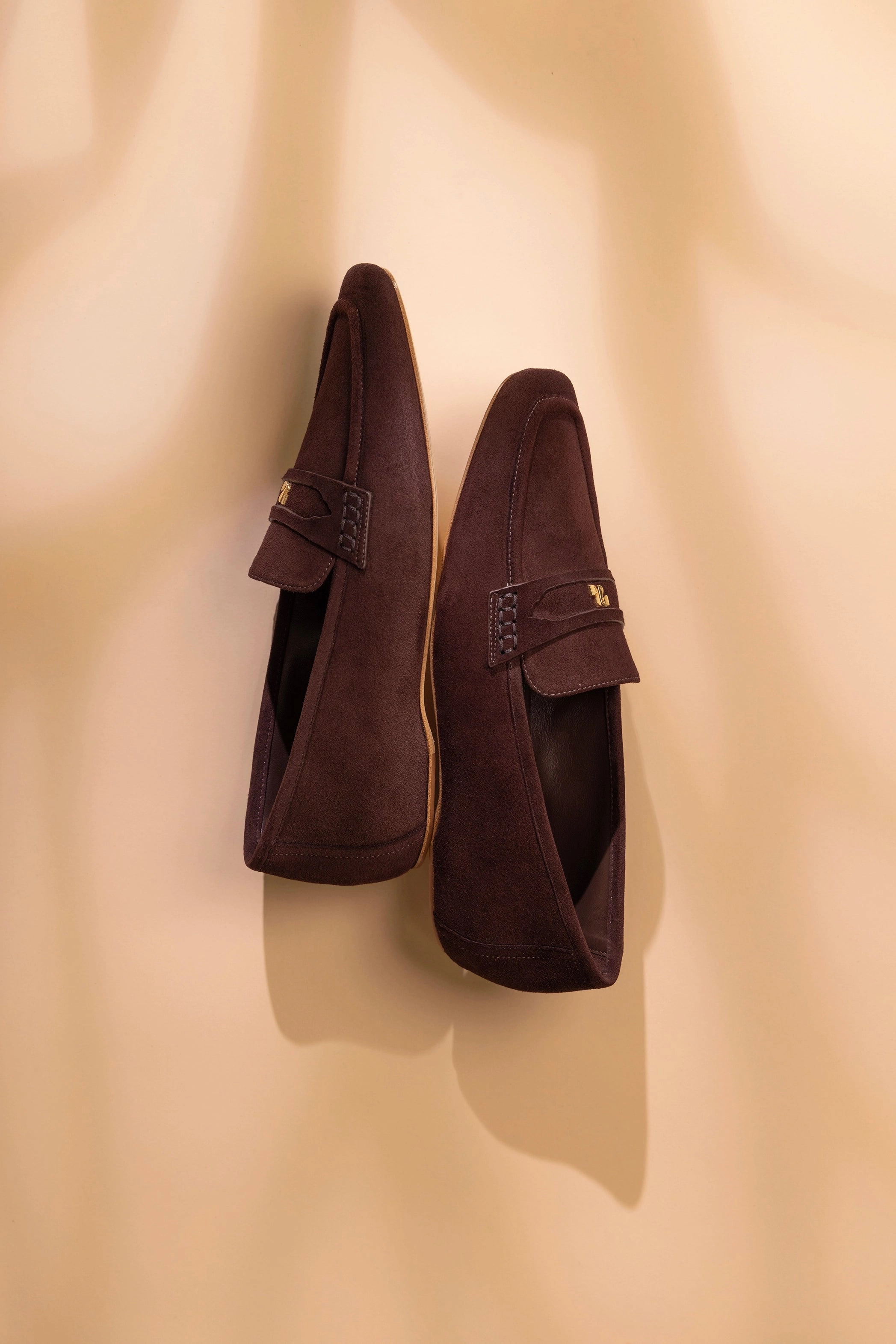 Suki Flat Loafer In Brown Suede Air Walk