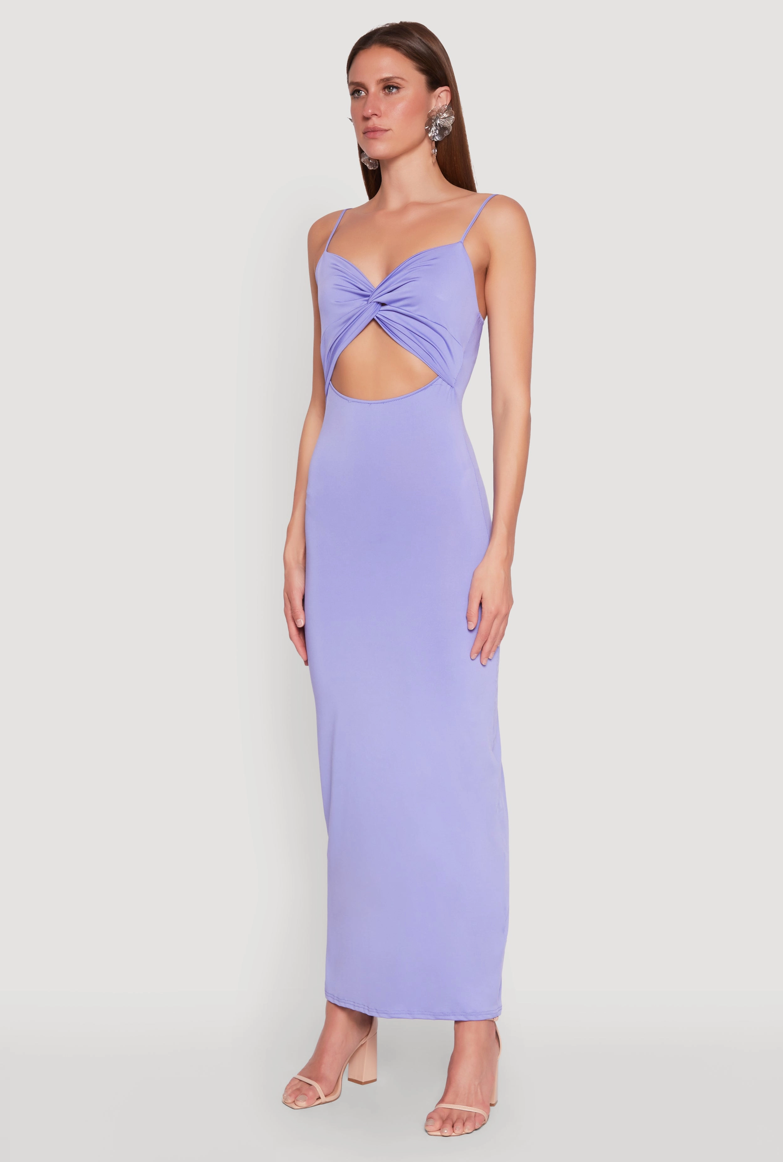 Twist Front Cut Out Maxi Dress All Daywear Smooth Fit